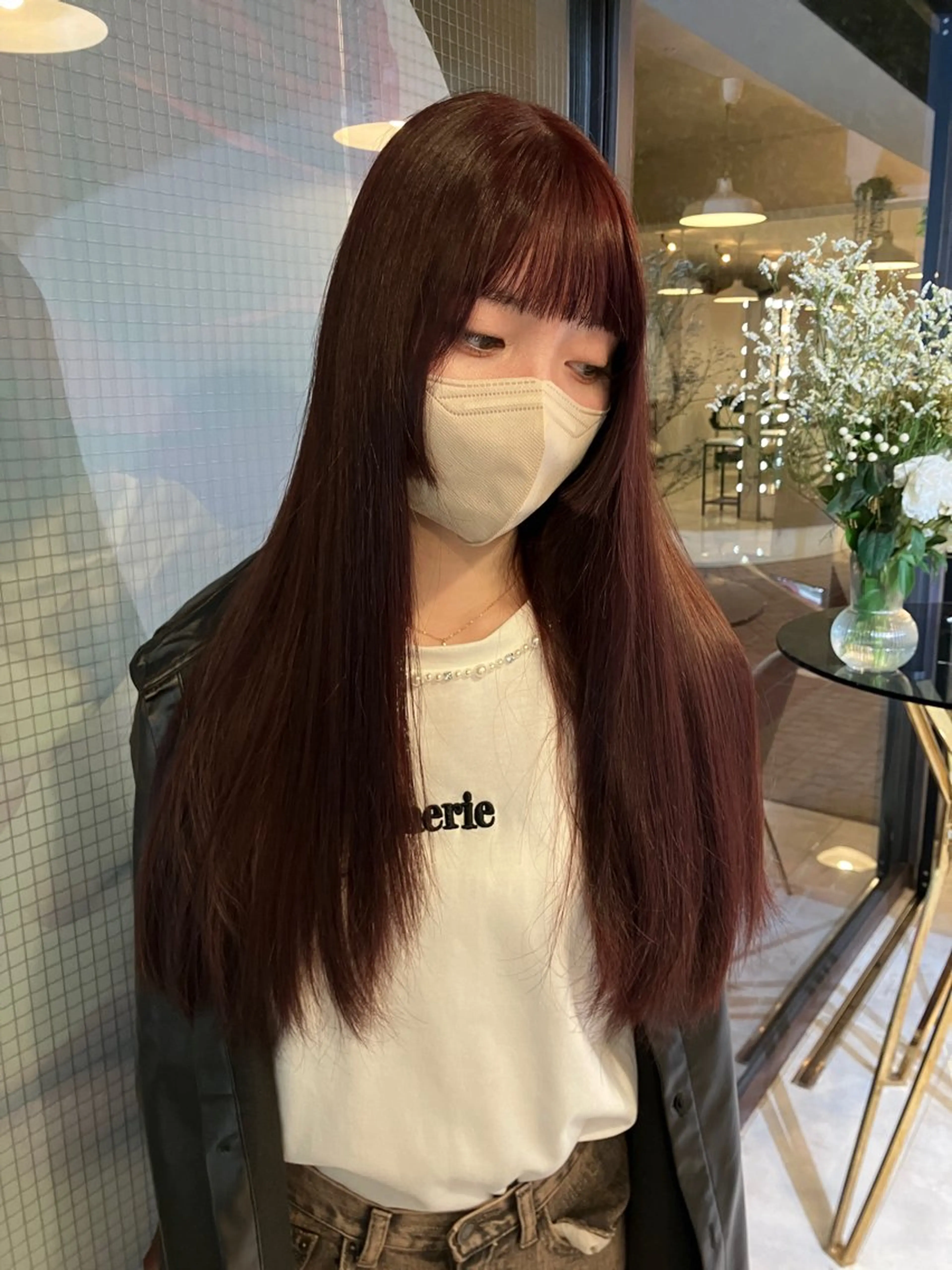 ロング Hanaka🐈‍⬛ 海外×ニュアンスのヘアスタイル