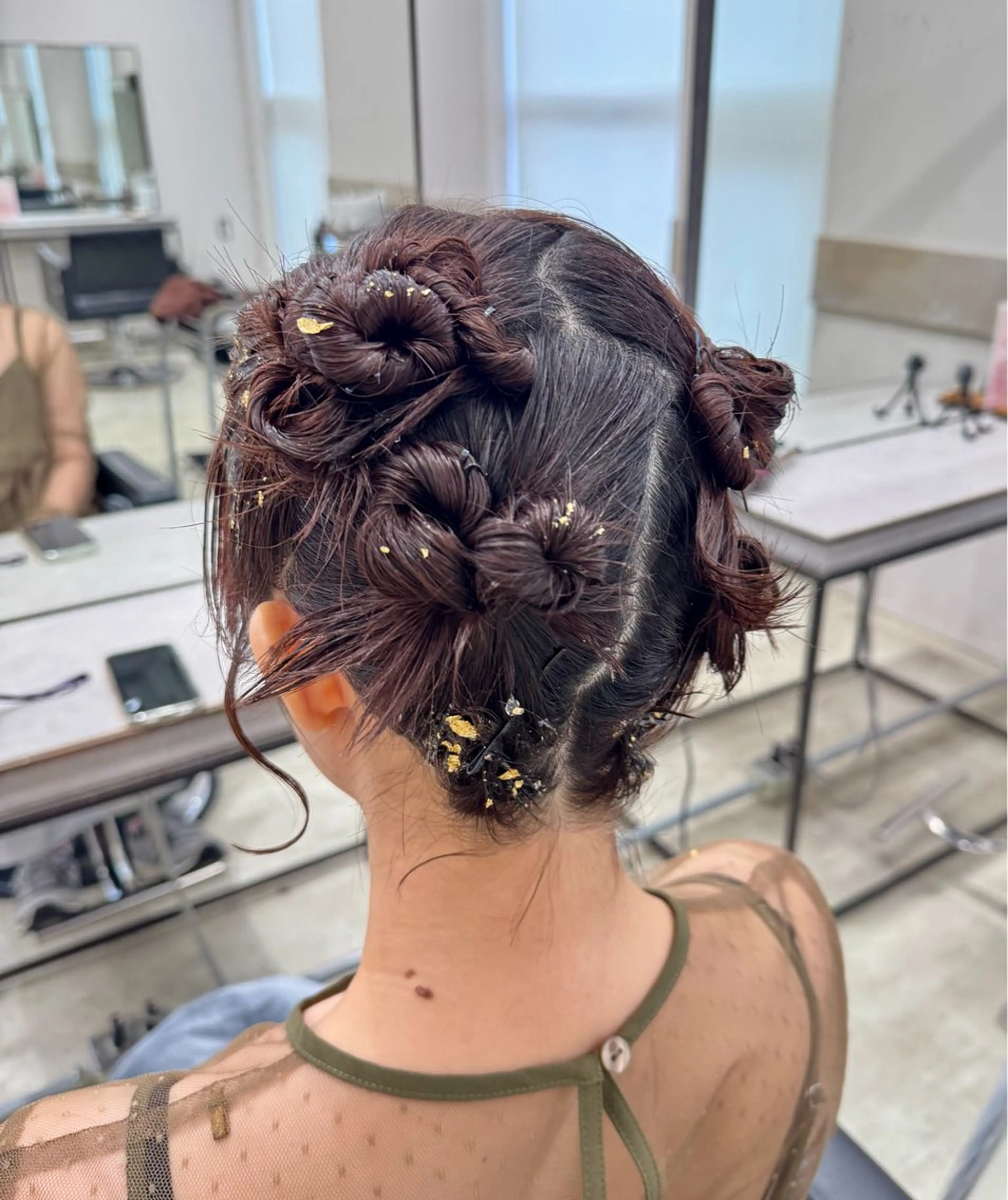 ヘアアレンジ 透明感カラー✨艶髪 制作🌱山根あゆみのヘアスタイル