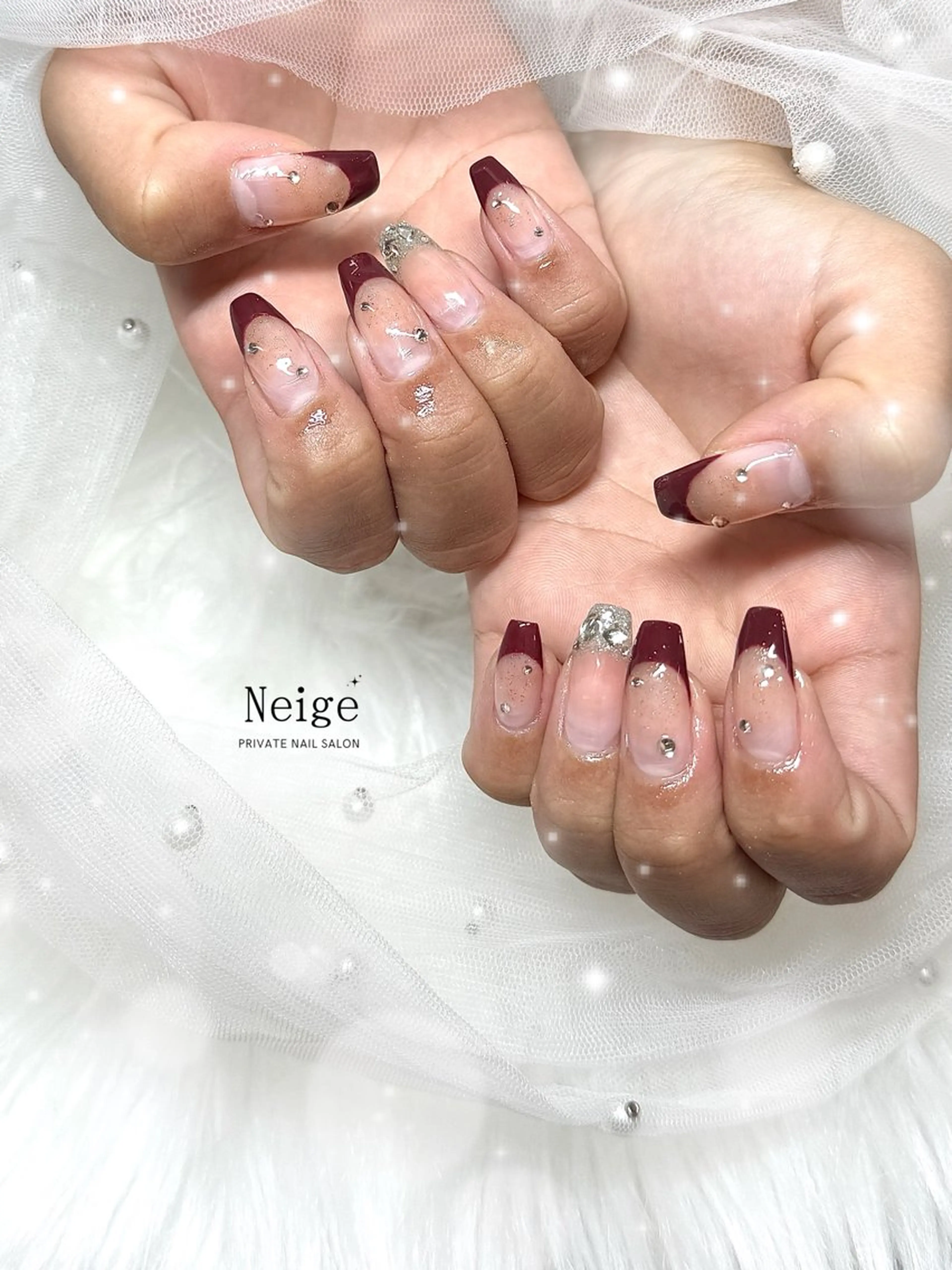 ネイル ハンドネイル Neige 𓂃 aiのネイルデザイン