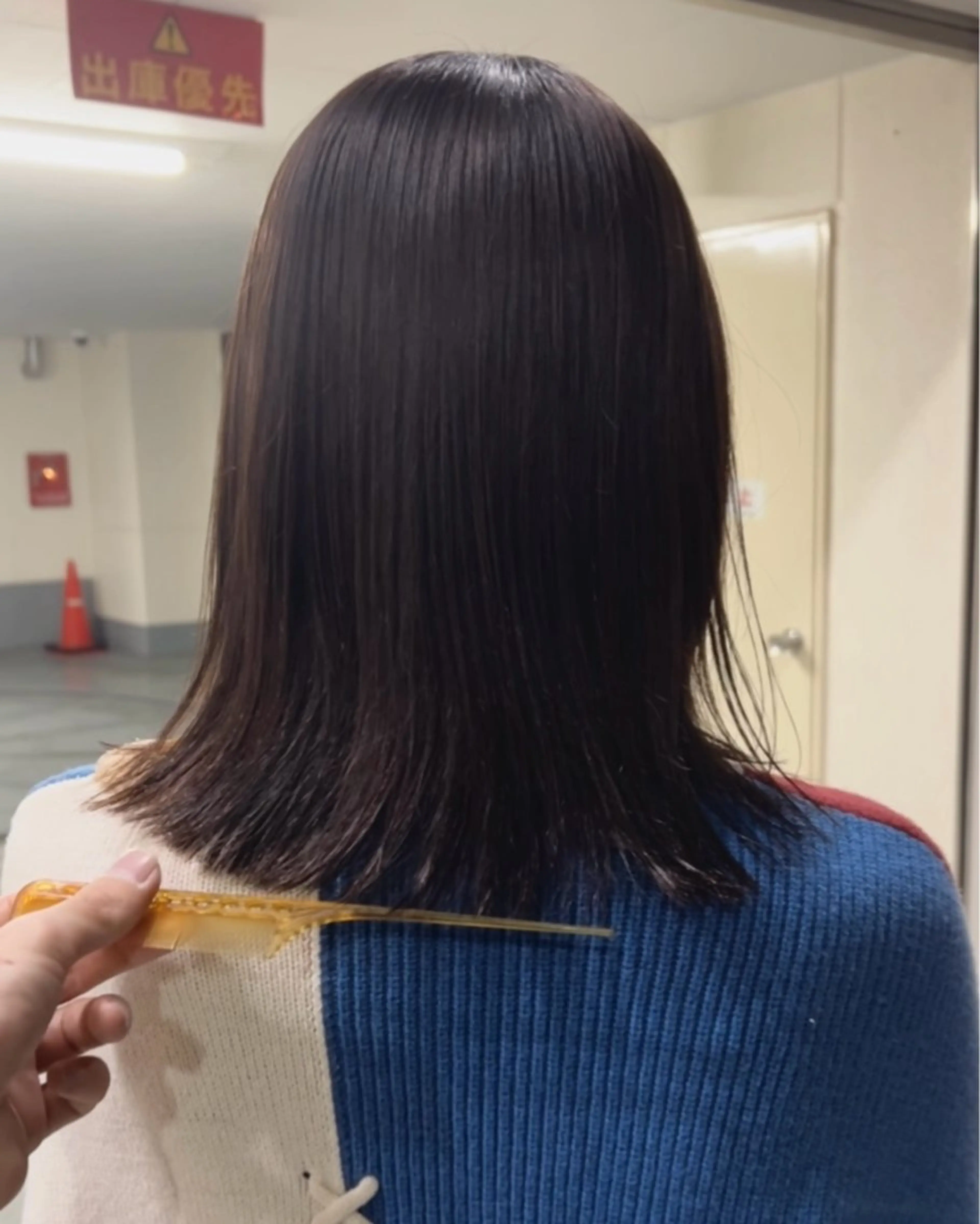 ミディアム カット 縮毛矯正 トリートメント 海/ボブ /パーマのヘアスタイル