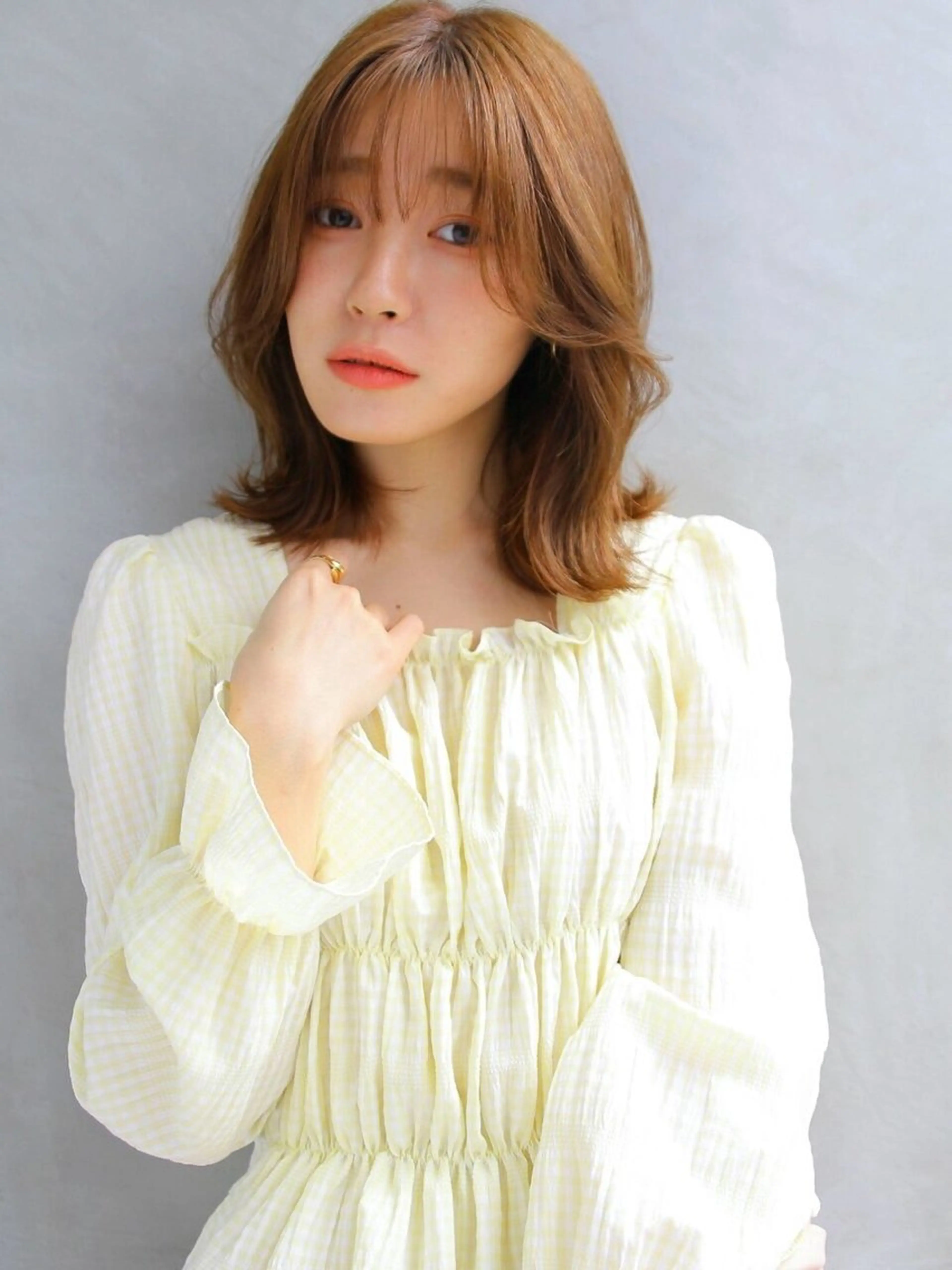 🍡モデル限定価格🍡ミディアムカット+ワンカラー🎨※2センチ以上のカット必須の写真