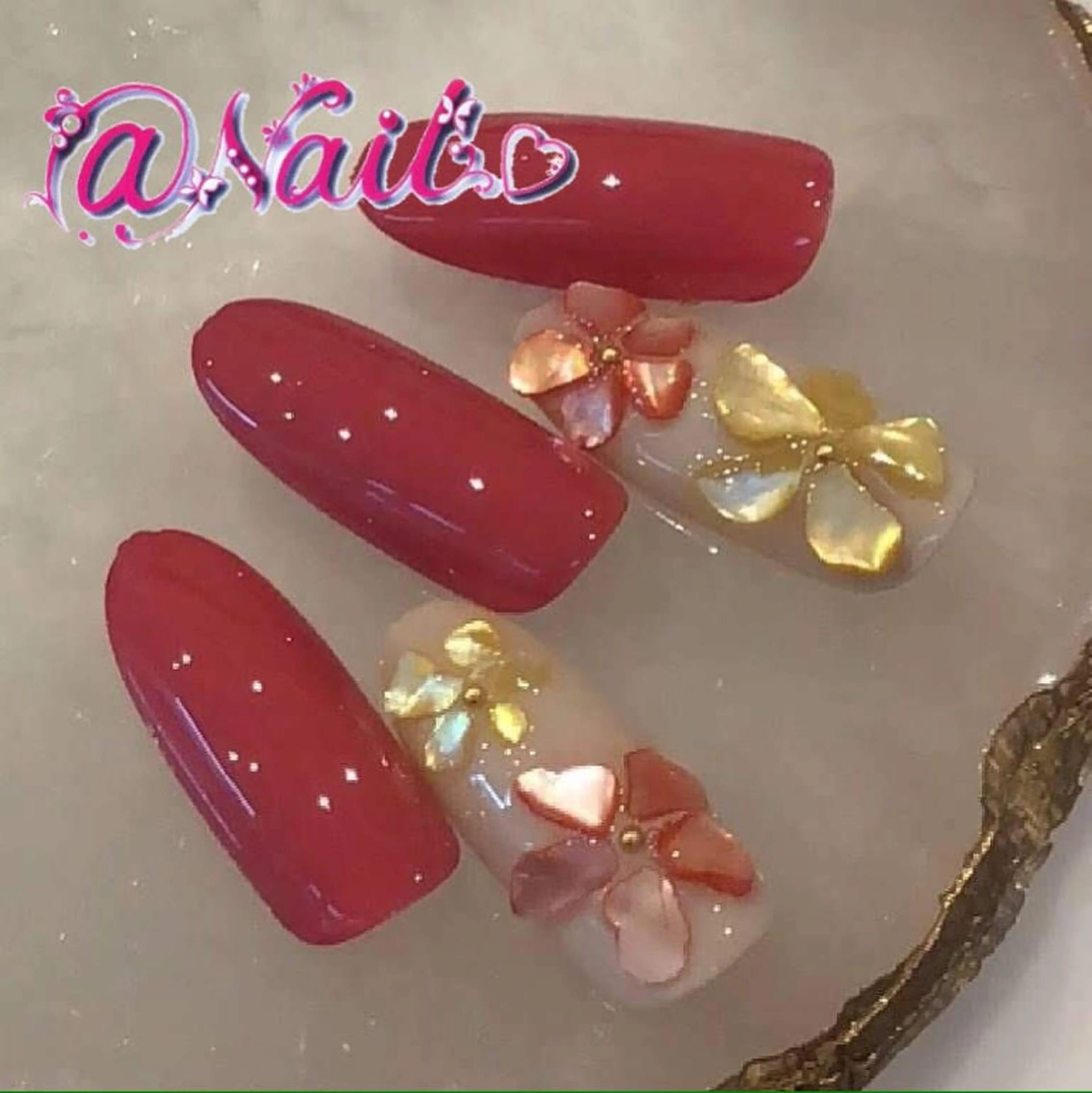 ネイル ネイルチップ 小尾 栞のネイルデザイン