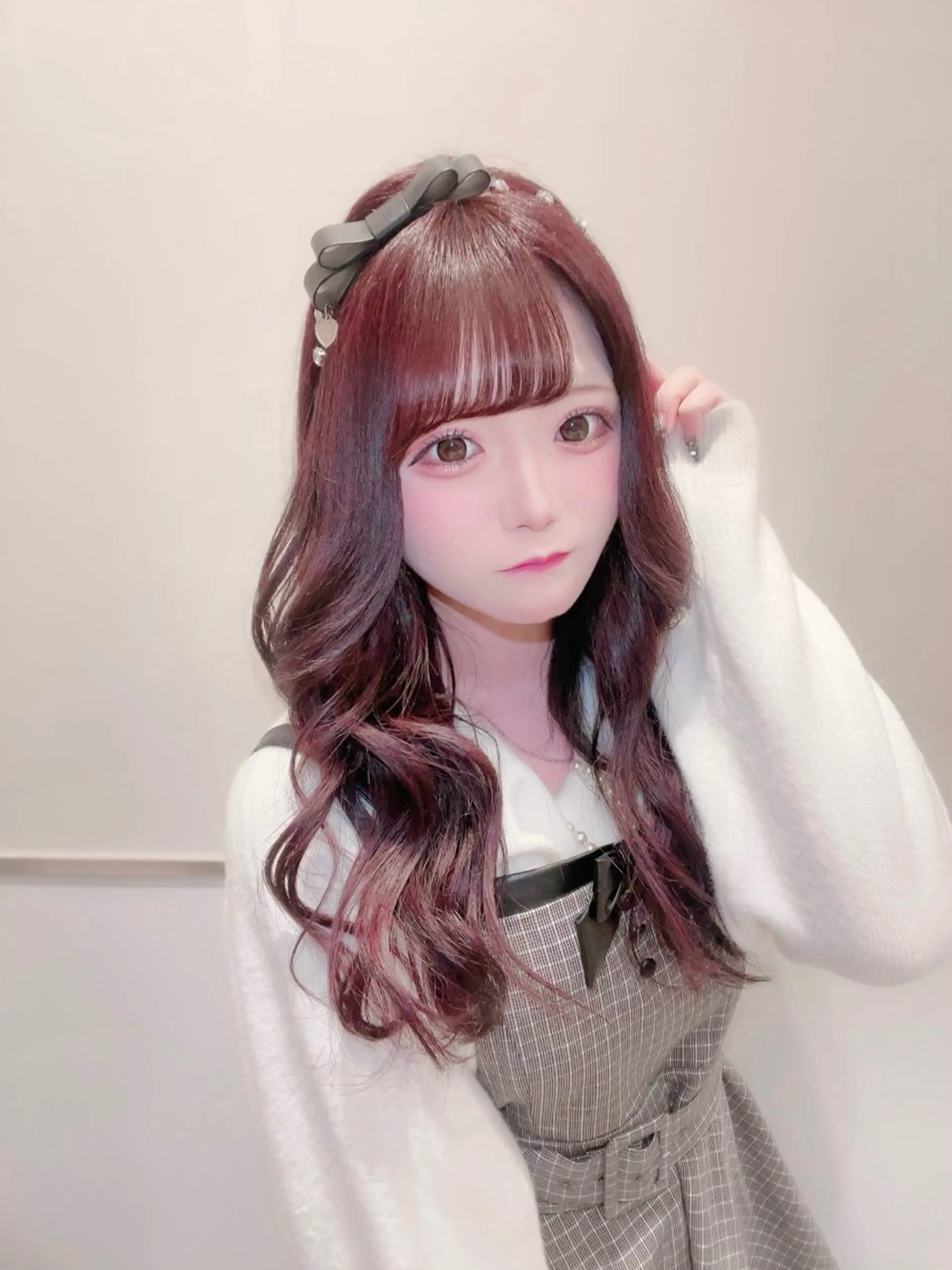 ミディアム カラー カット ヘアカラー トリートメント ヘッドスパ ヘアセット 韓国ヘア/レイヤー/ 顔まわり/りょーとのヘアスタイル