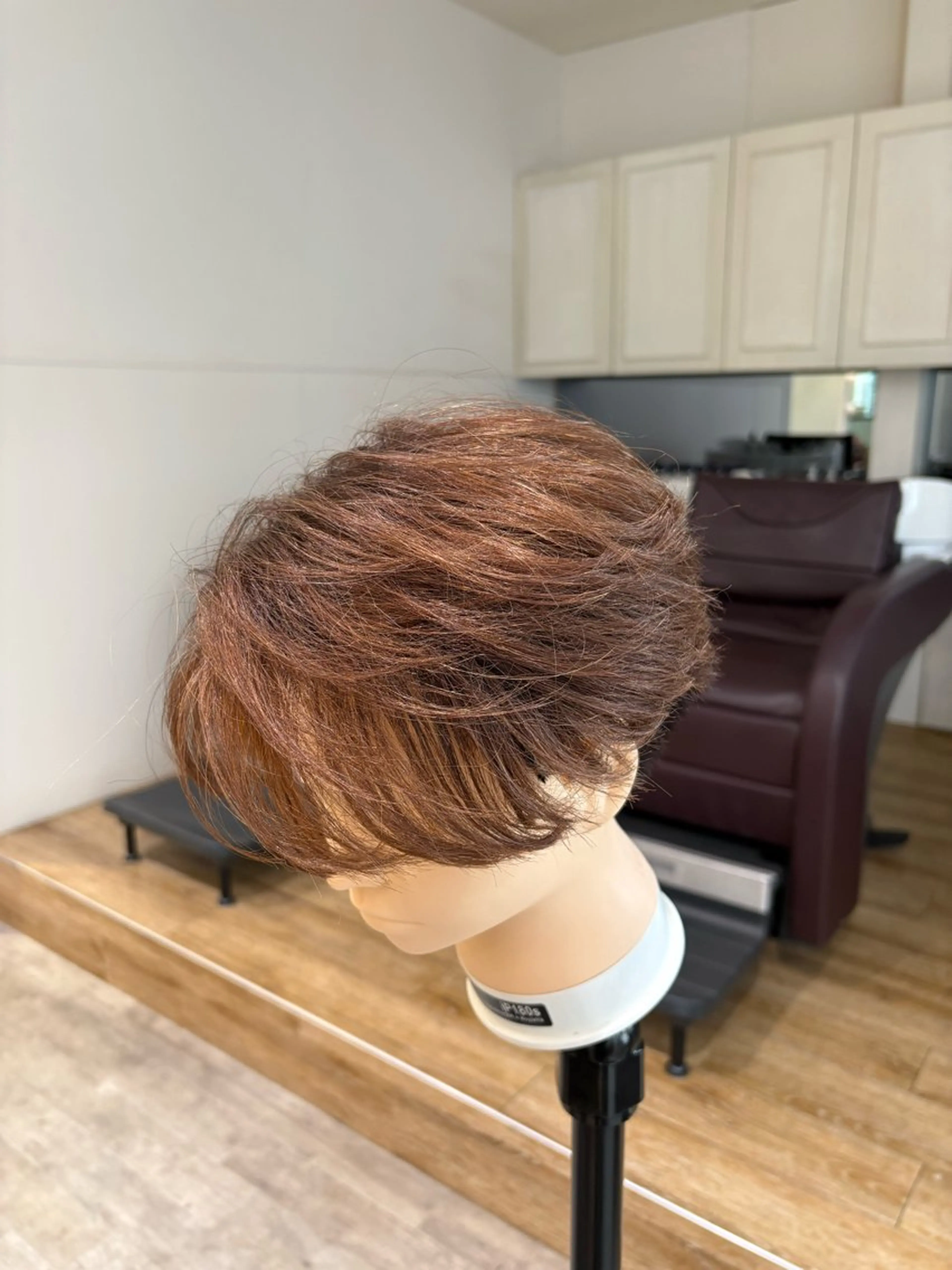 ミディアム ヘアカラー トリートメント ヘアセット ボブ職人/メンズバレ イヤージュ職人のヘアスタイル