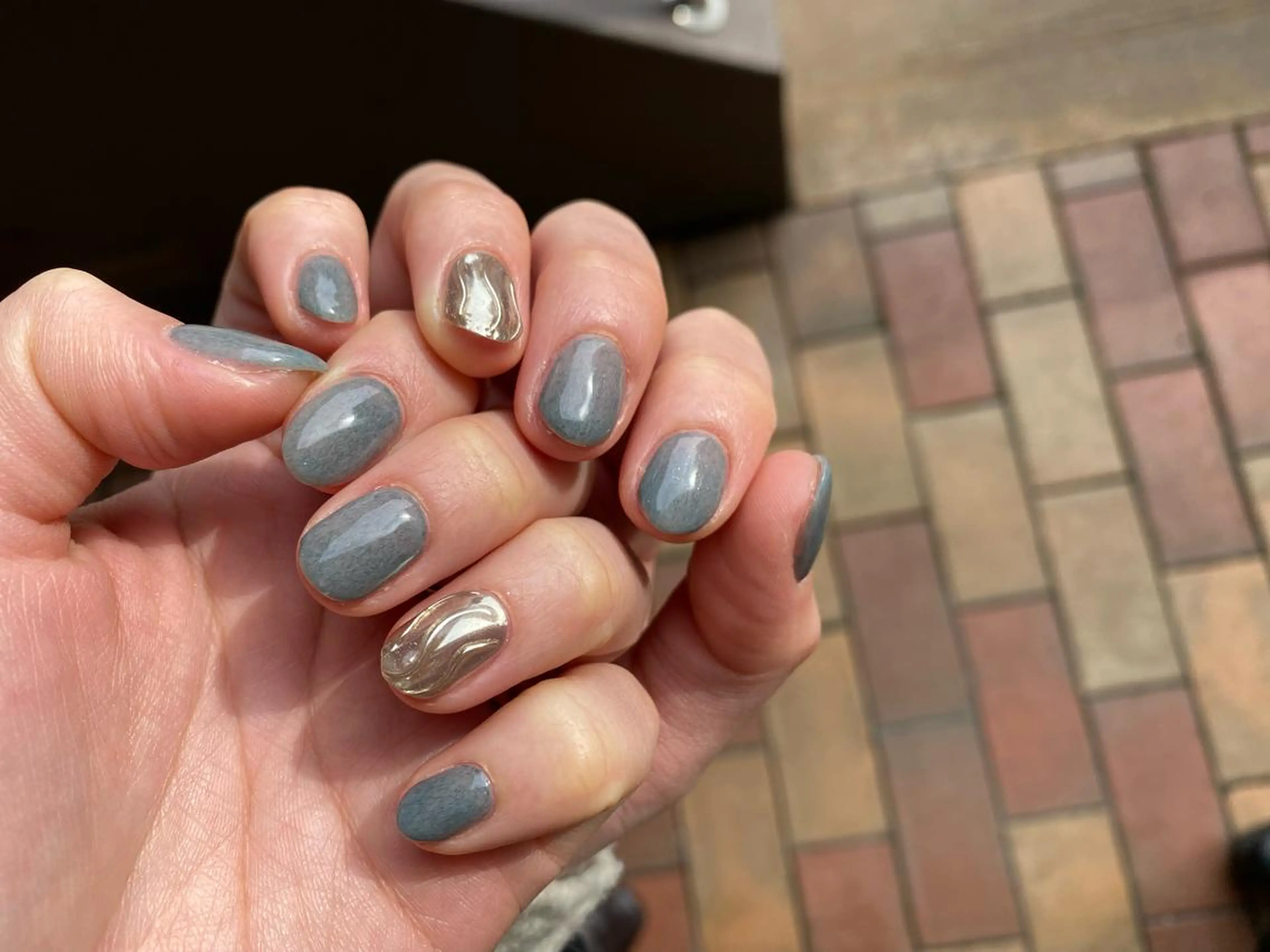 ネイル ミラーネイル ハンドネイル フットネイル nailsalon ∞ ﾐｶﾅﾙ ∞のネイルデザイン