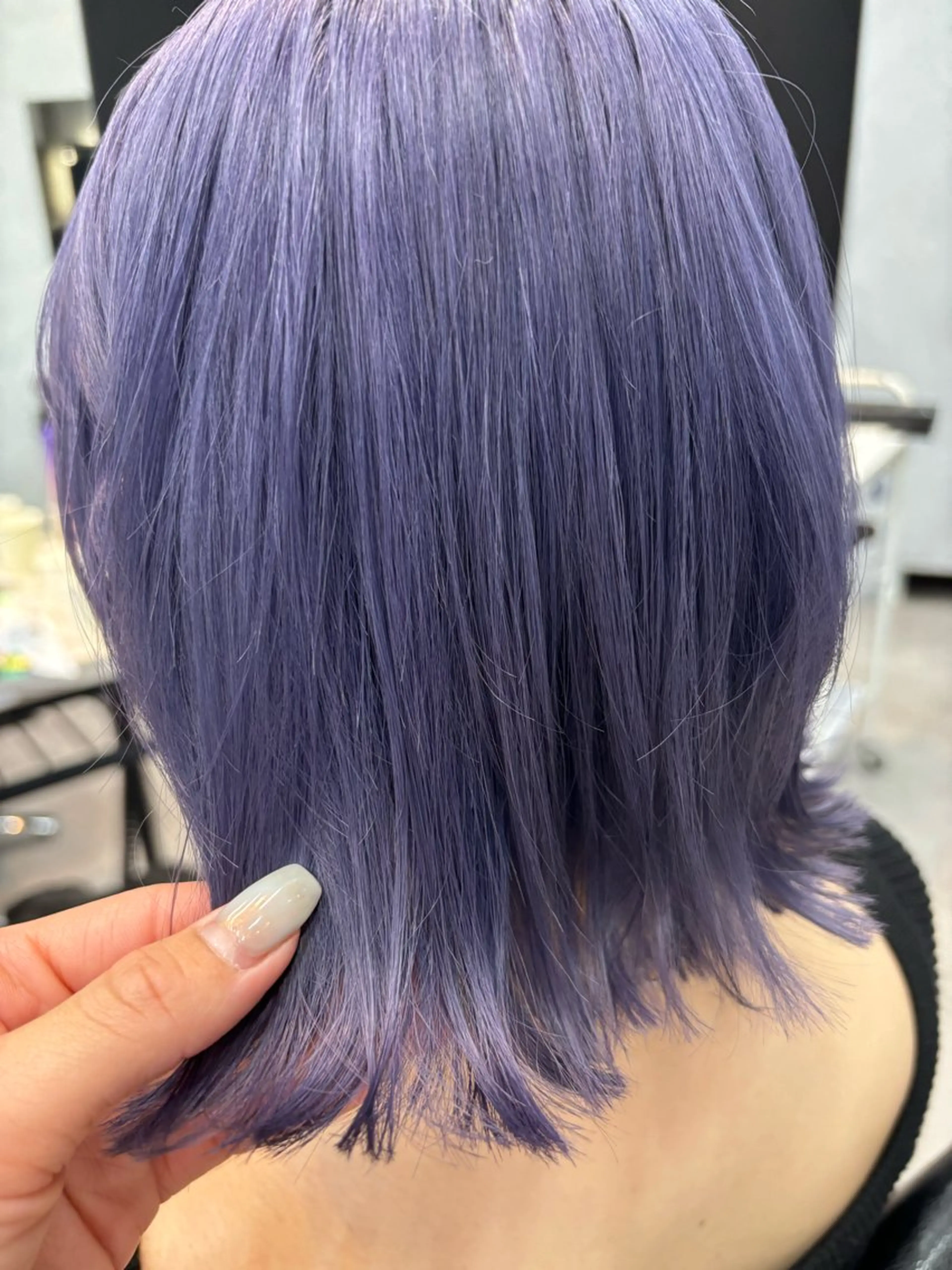 ショート カラー アッシュ ラベンダーカラー ラベンダーアッシュ カット ヘアカラー 💎透明感カラー Sarina💎のヘアスタイル