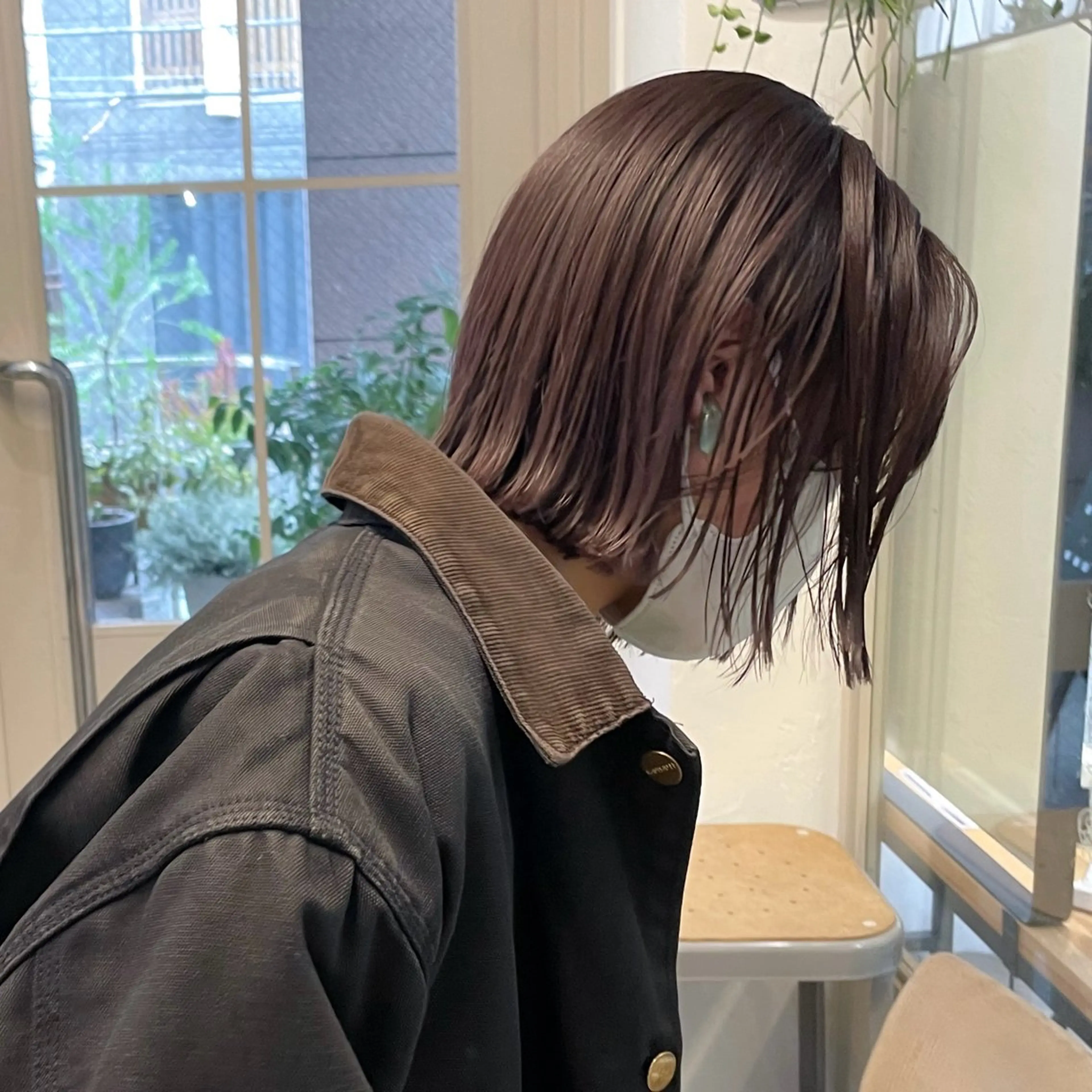 ショート カラー 艶カラー×似合わせ カットshihomiのヘアスタイル