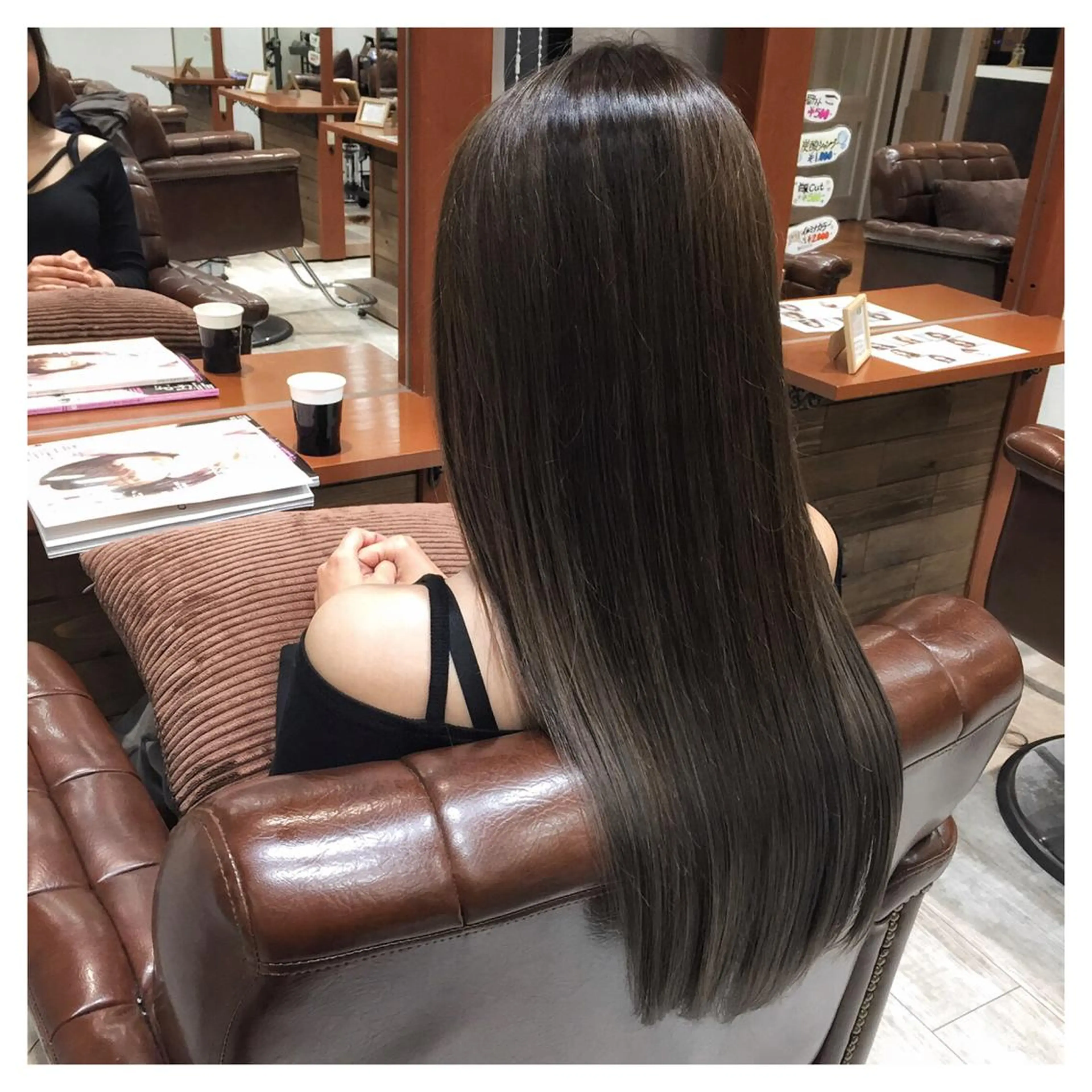 ロング カラー ブリーチ グラデーションカラー トリートメント biscohair 髪にドラマを。のヘアスタイル
