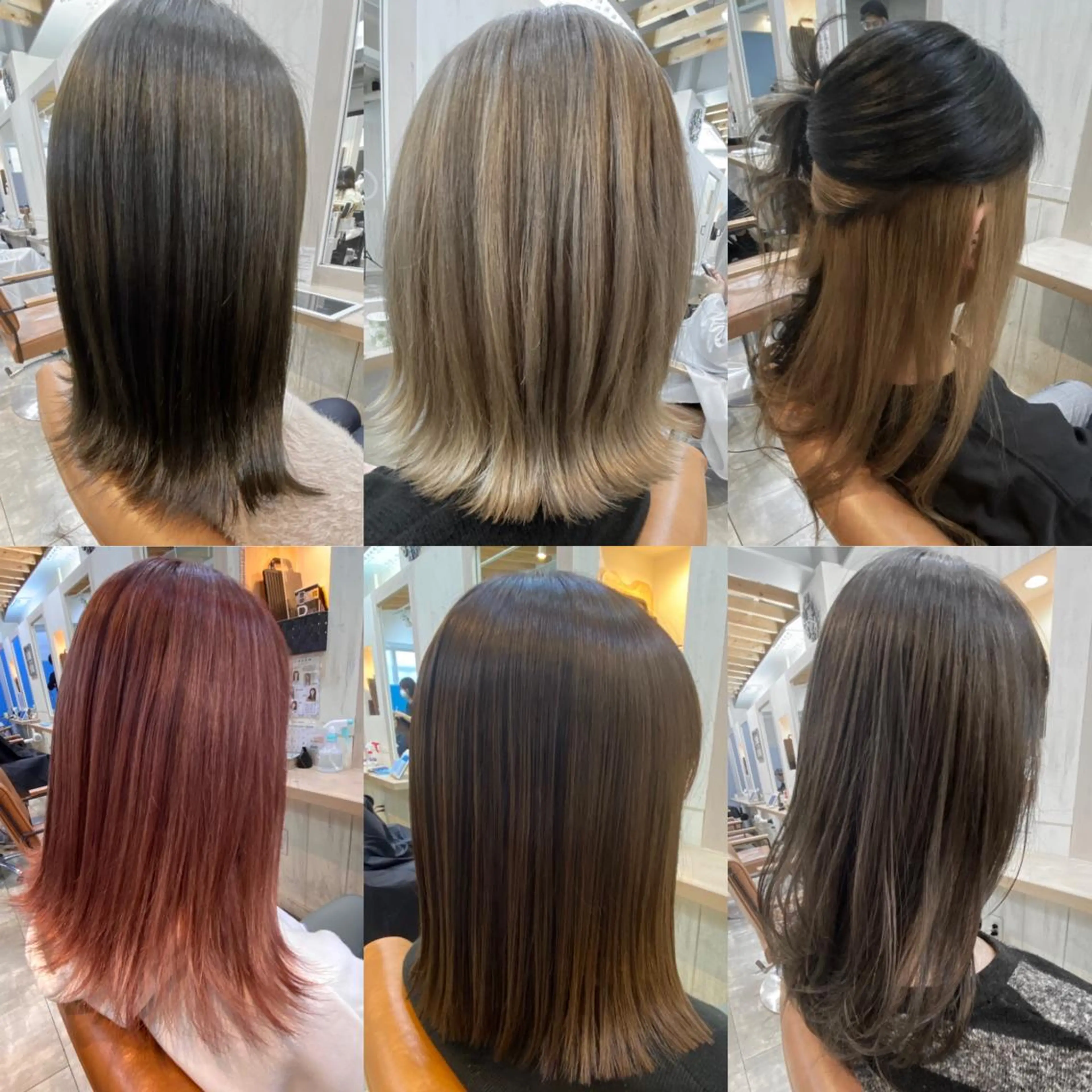 カラー 米林 遼のヘアスタイル