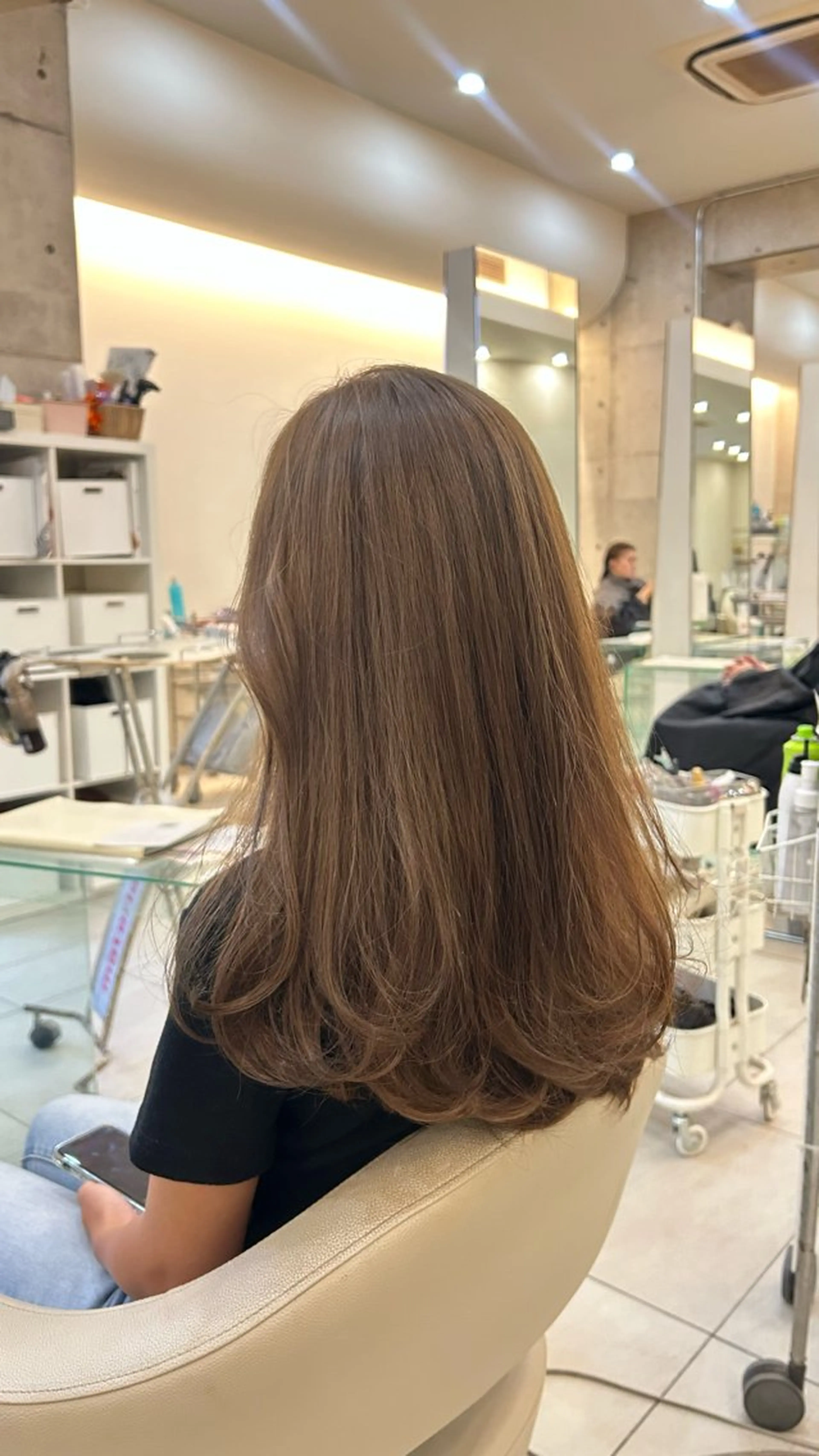 ロング ヘアカラー 🍀似合わせ透明感 カラーアヤナ🍀のヘアスタイル