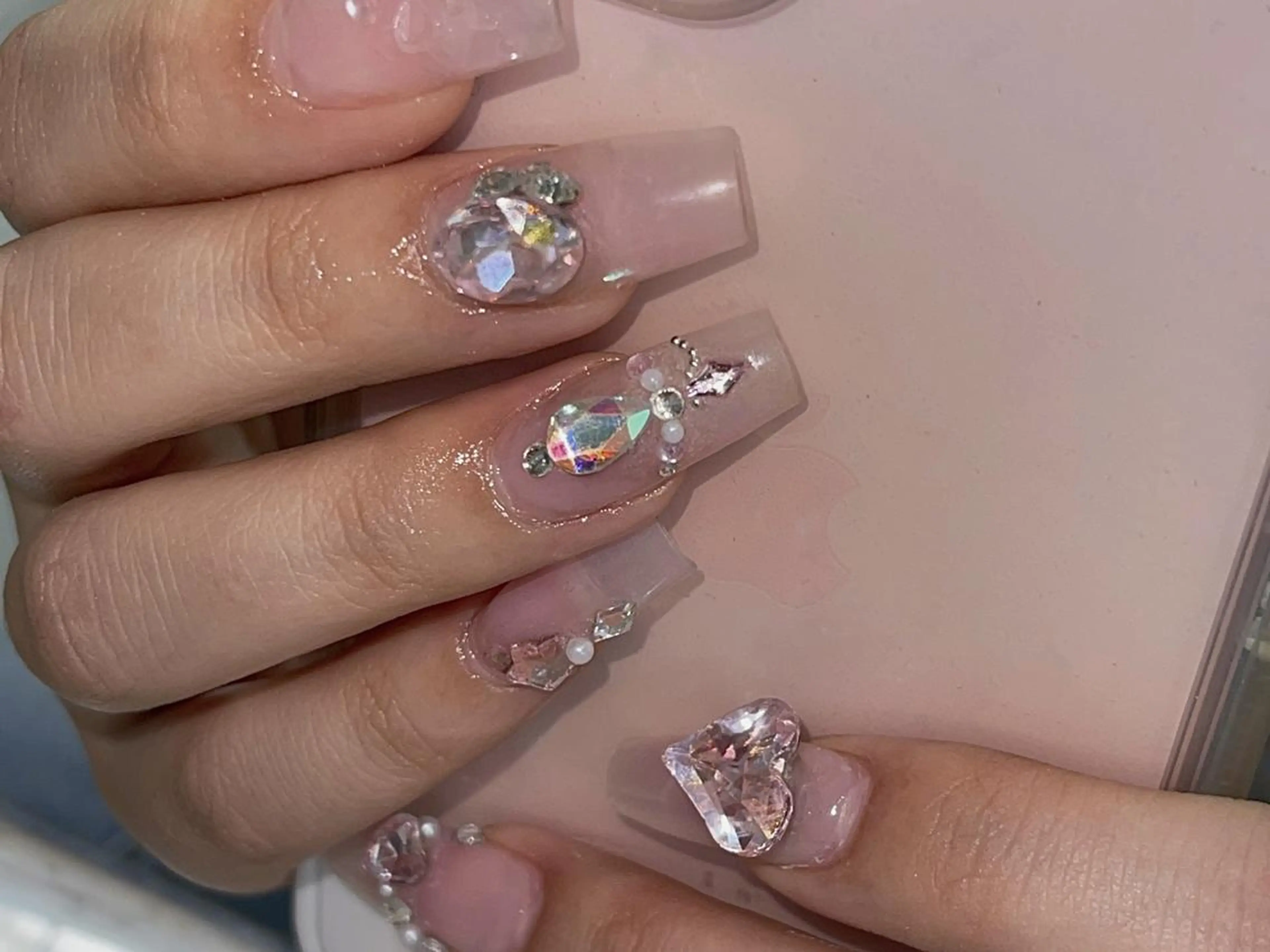 ネイル na🎀🎀na ちゅるちゅるのネイルデザイン