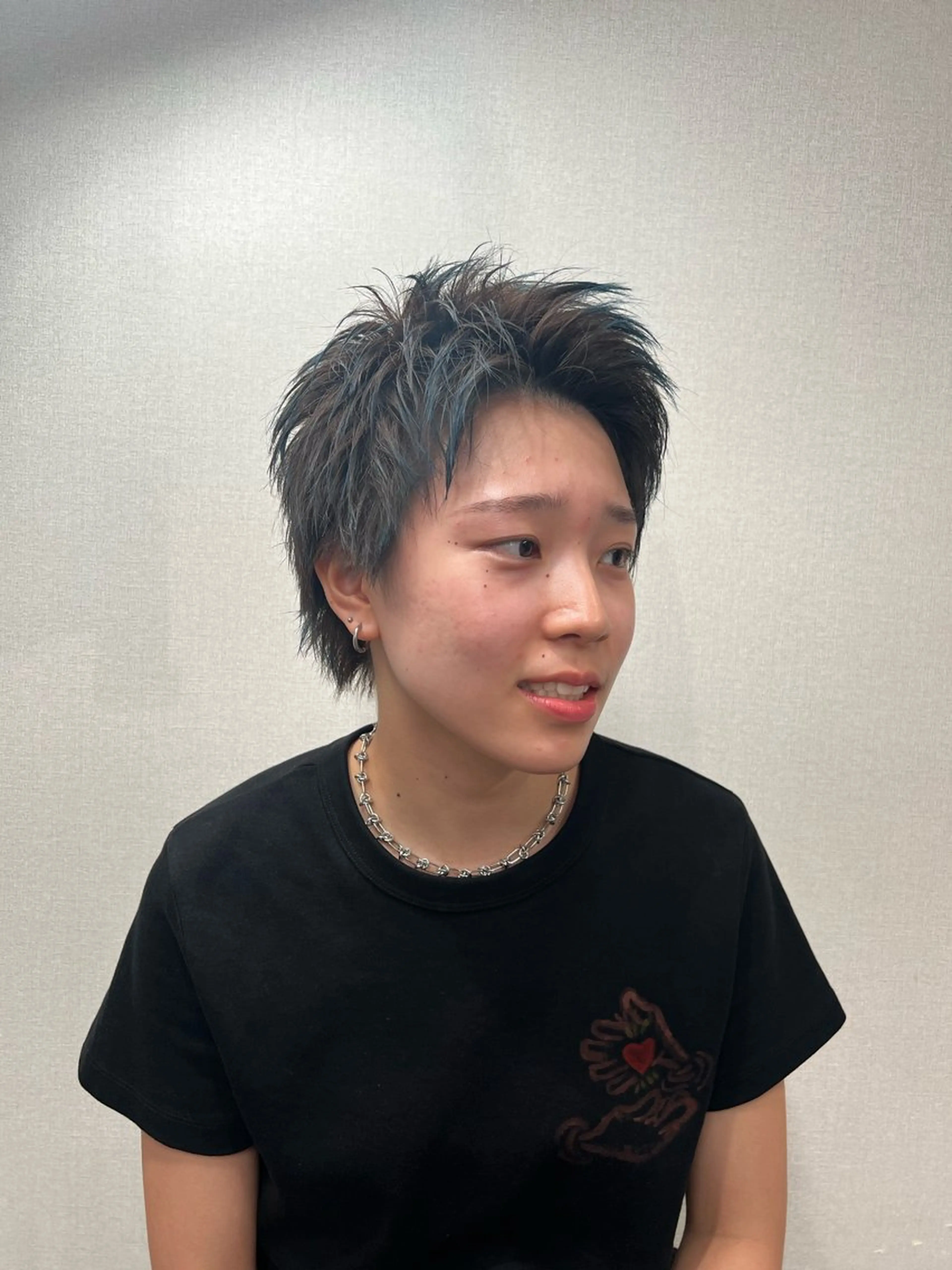 【💈カラーで傷んだ髪に💈】カット＋ワンカラー＋システムトリートメントの写真