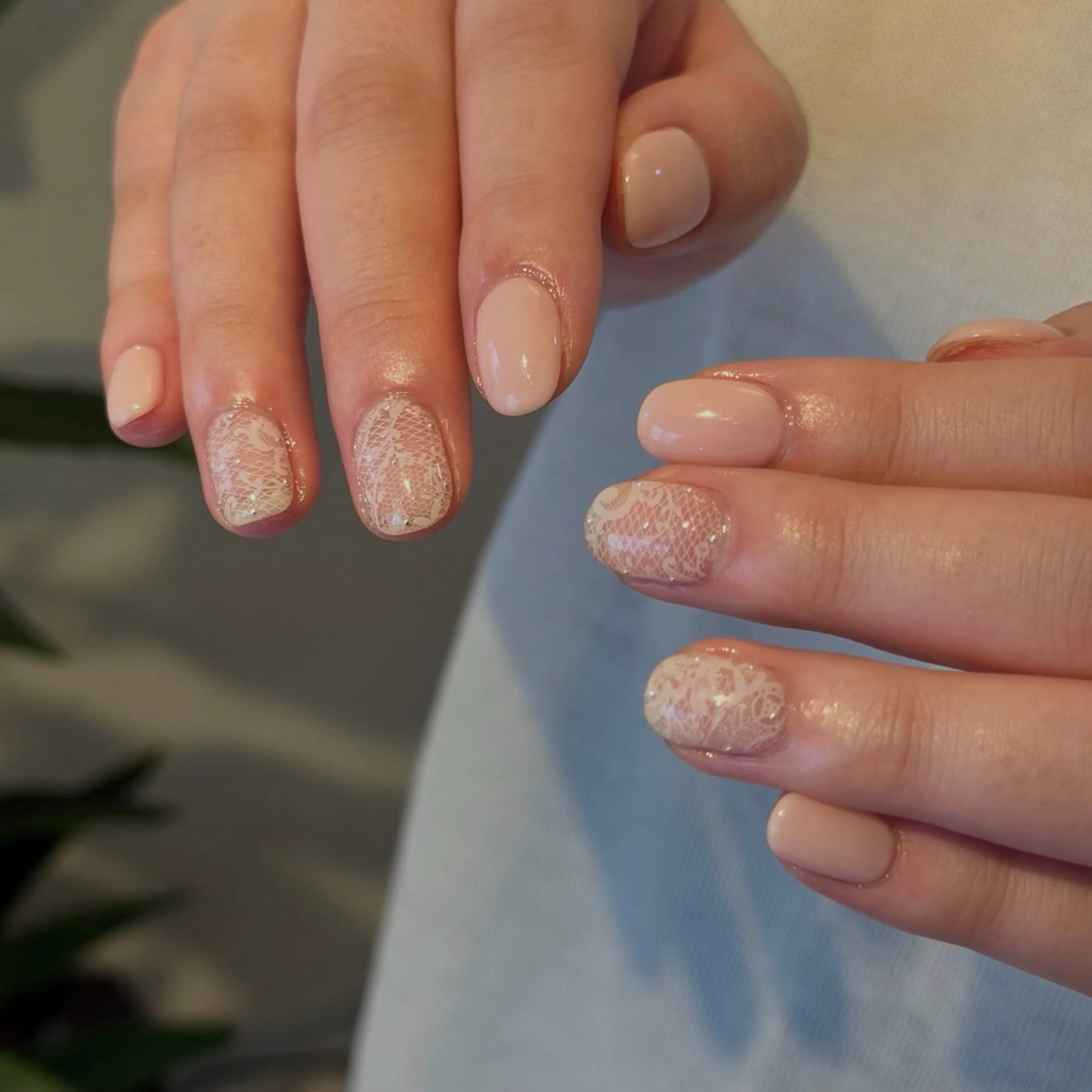 ネイル クリアネイル フラッシュネイル フラッシュマグ フレンチネイル マグネットネイル Luana所属・Luana nailのネイルデザイン