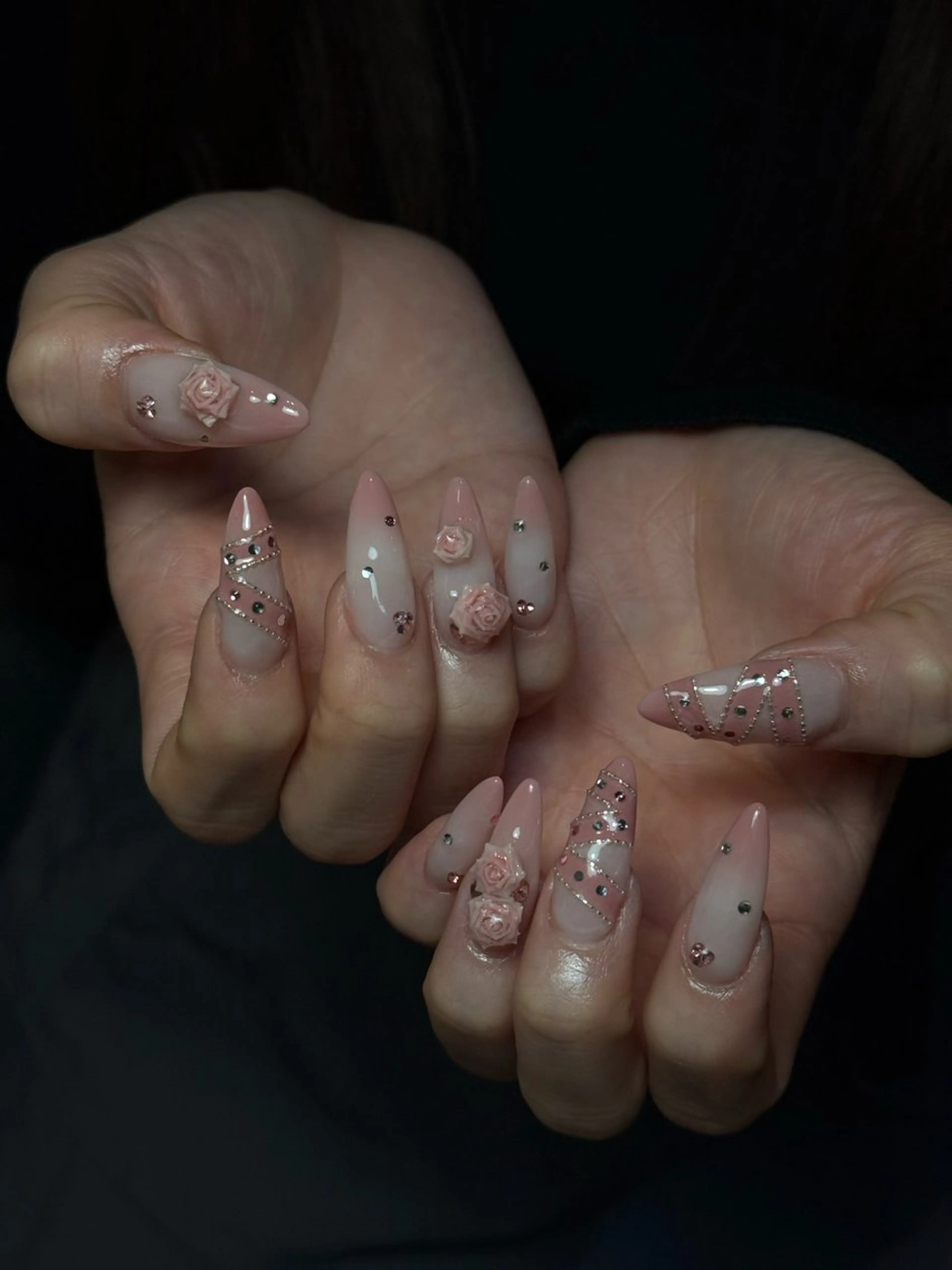 ネイル 韓国ネイル シンプルネイル ワンホンネイル ハンドネイル CoMo Nailのネイルデザイン