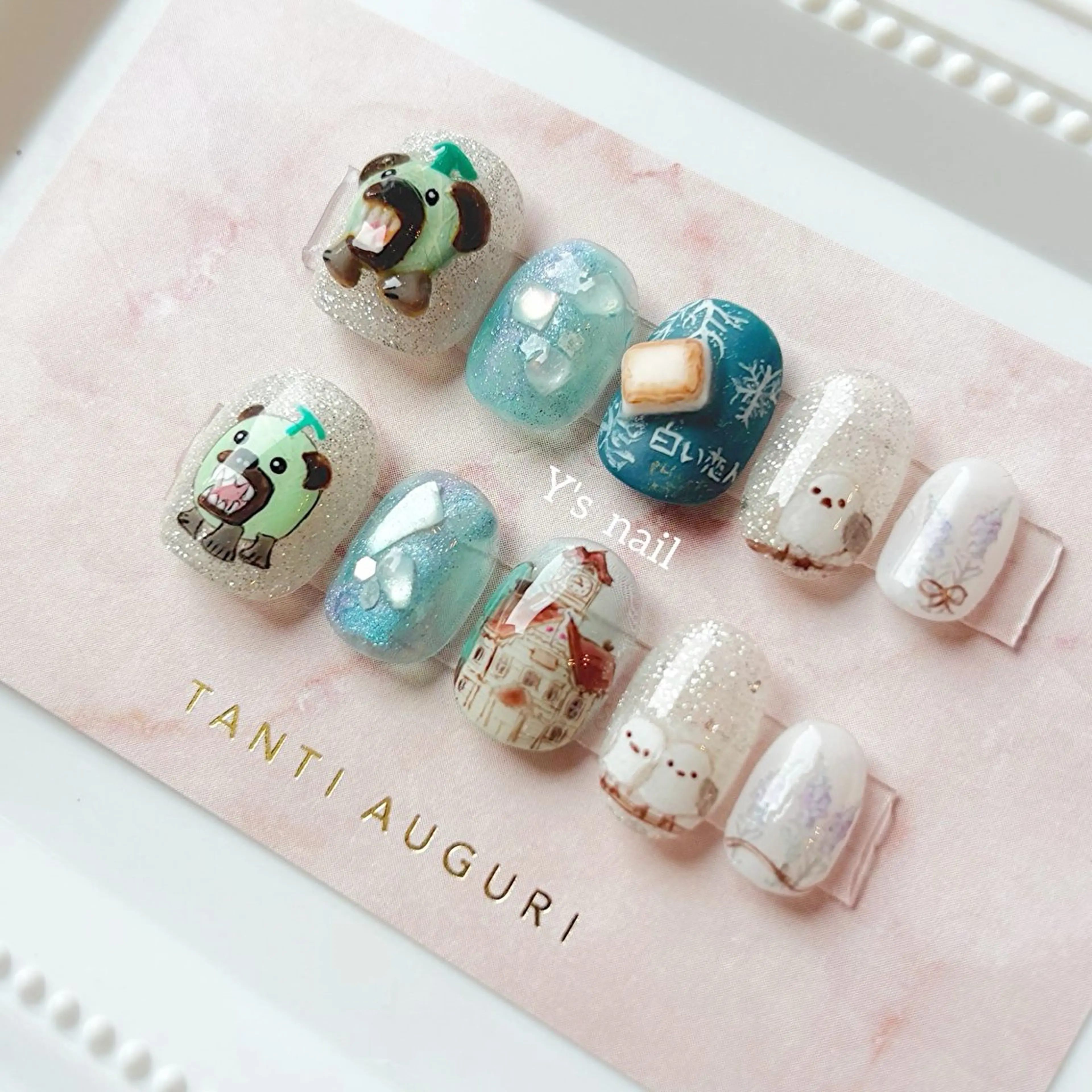 ネイル 手書きが得意🖌️ Y’s  nailのネイルデザイン