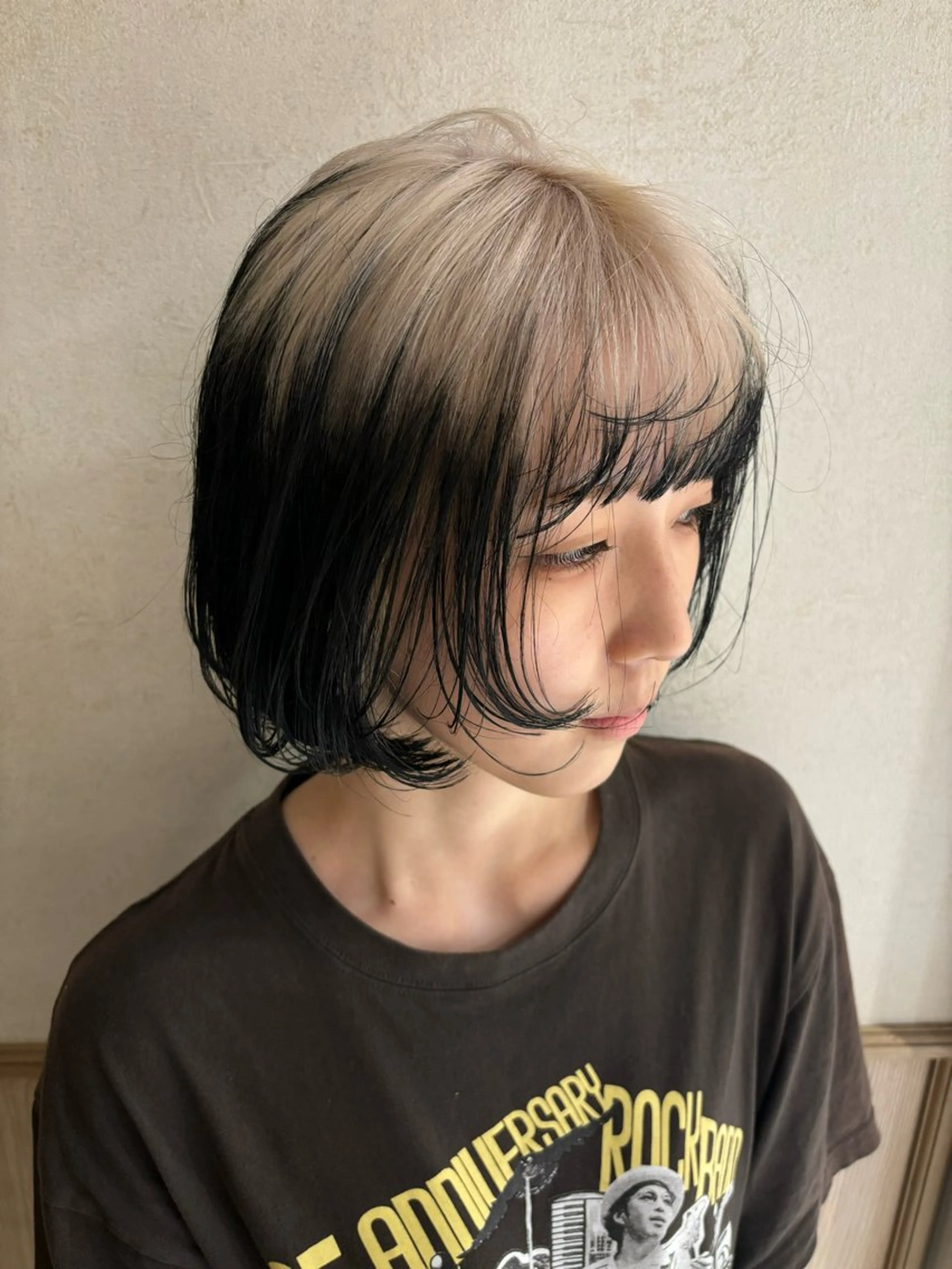 ミディアム カラー ヘアカラー izumi/ ボブ/パーマのヘアスタイル