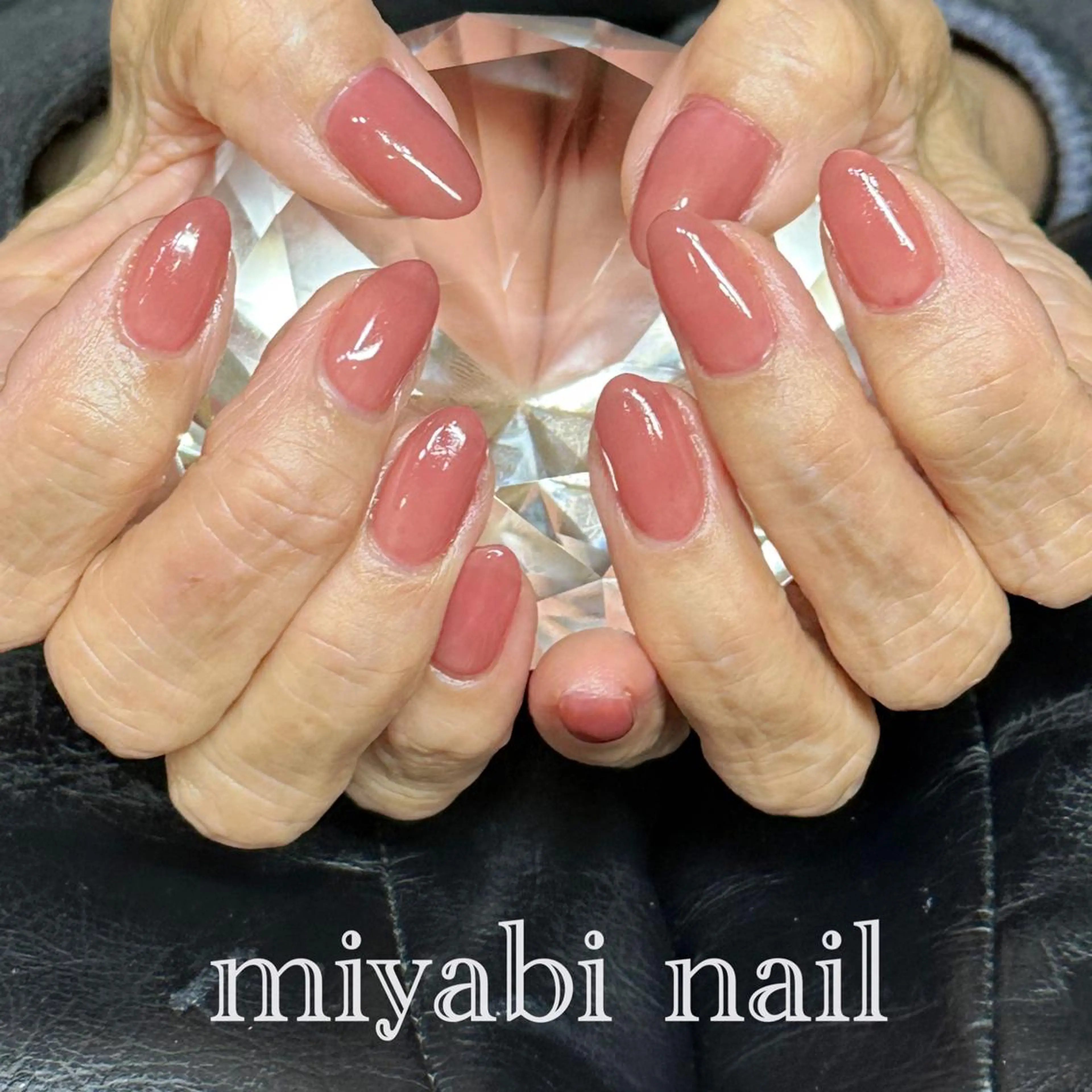 ネイル ジェルネイル 冬ネイル ハンドネイル miyabi nail 桂川駅近くのネイルデザイン