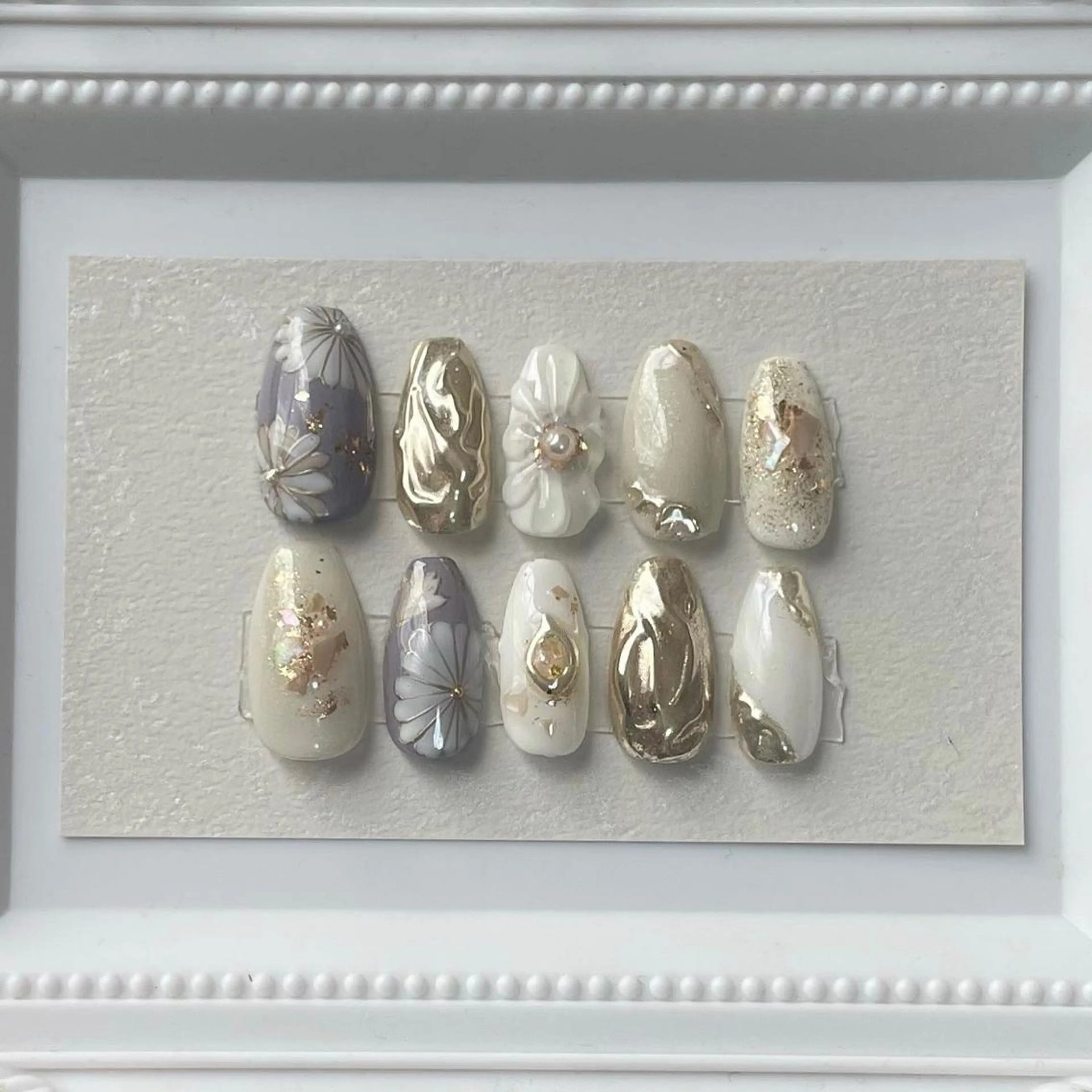 ネイル 成人式 ネイルチップ 顔まわり/インナー カラー/　syuriのヘアスタイル