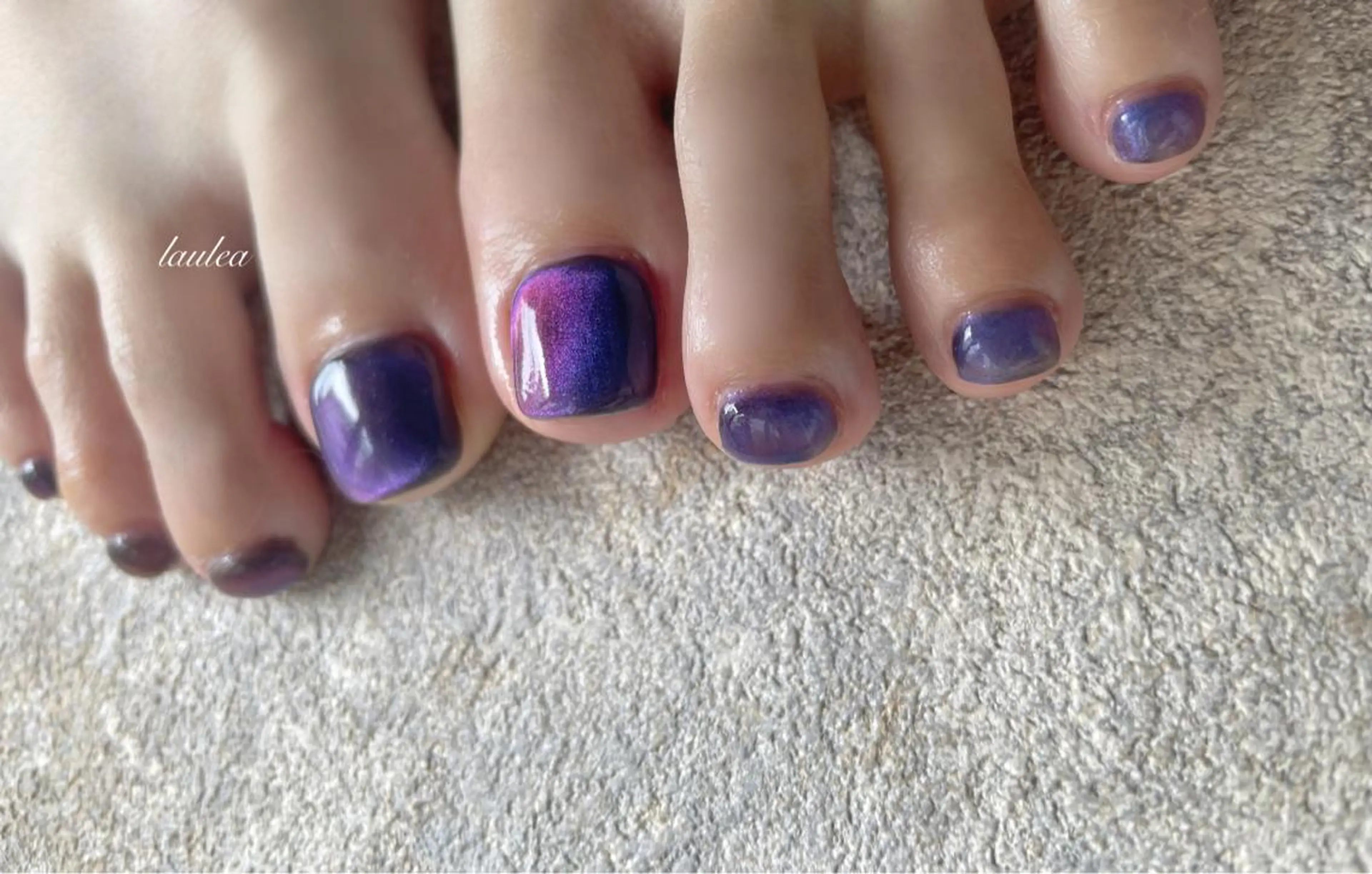 【foot/オフ無料】フットネイルワンカラー期間限定メニューの写真