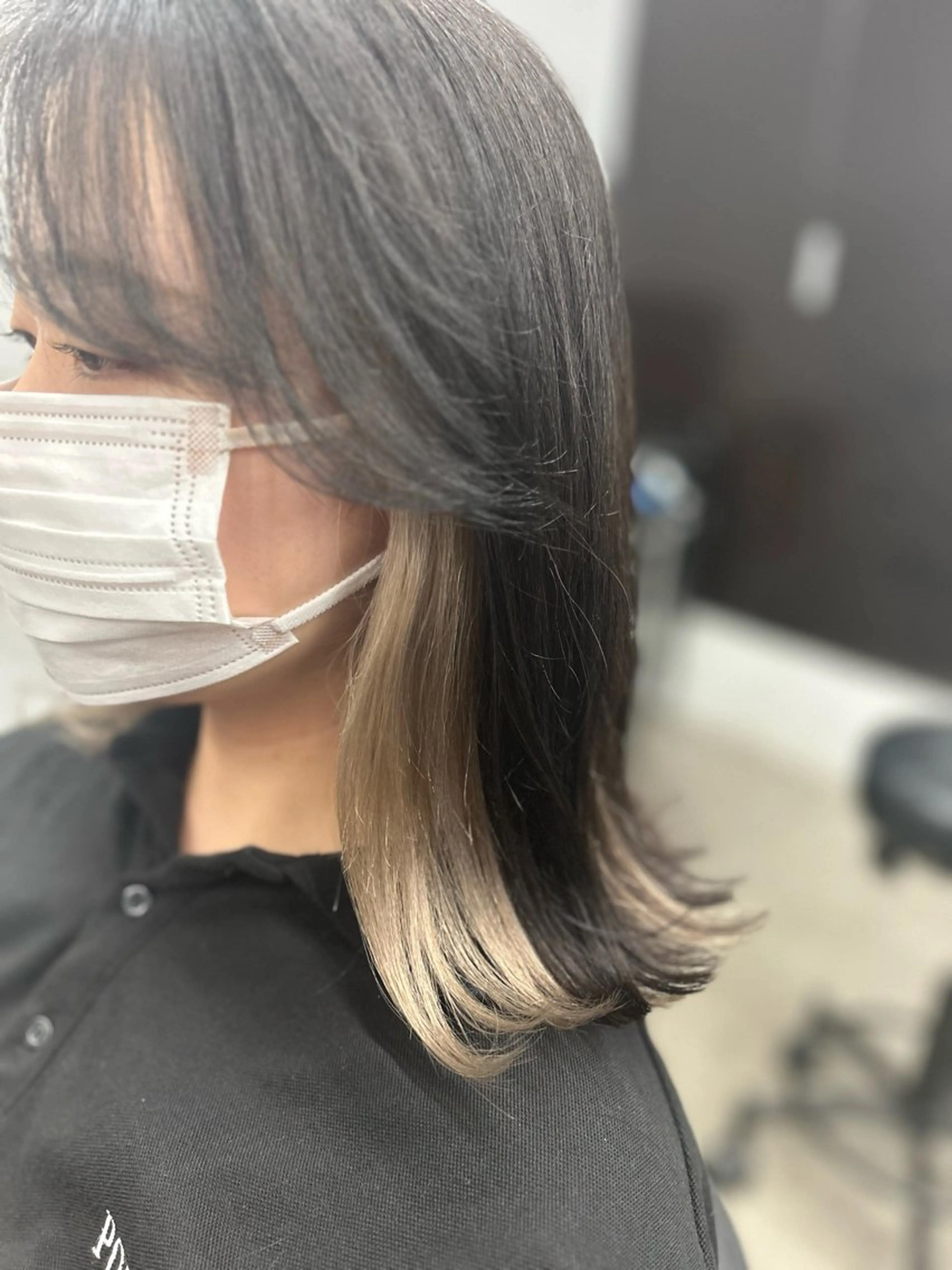 ミディアム N/デザインカラー 🌿ナギのヘアスタイル