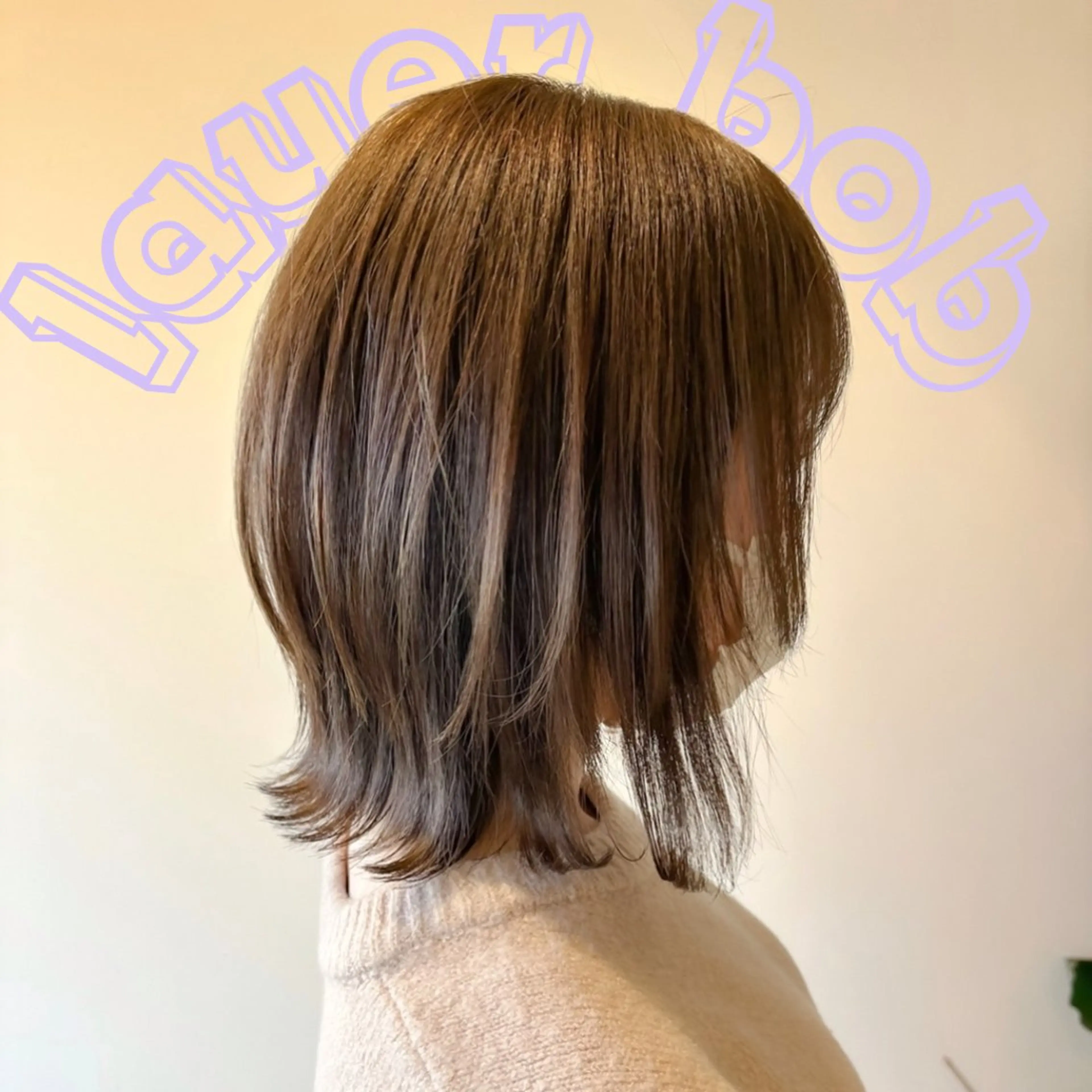 ミディアム 縮毛矯正/ストンボブ Wカラー💎ヒデジのヘアスタイル