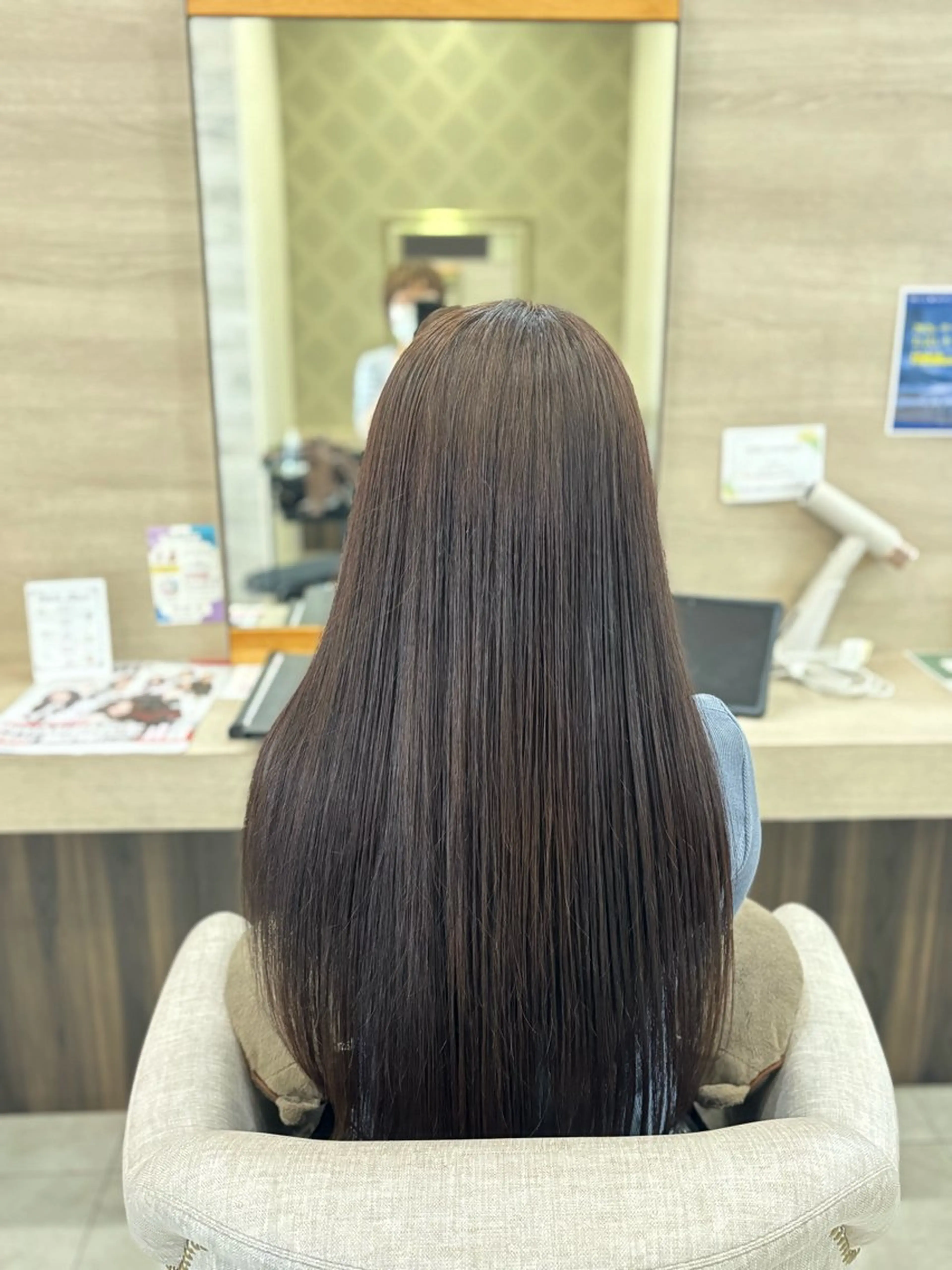 ロング カラー 森井 早苗のヘアスタイル