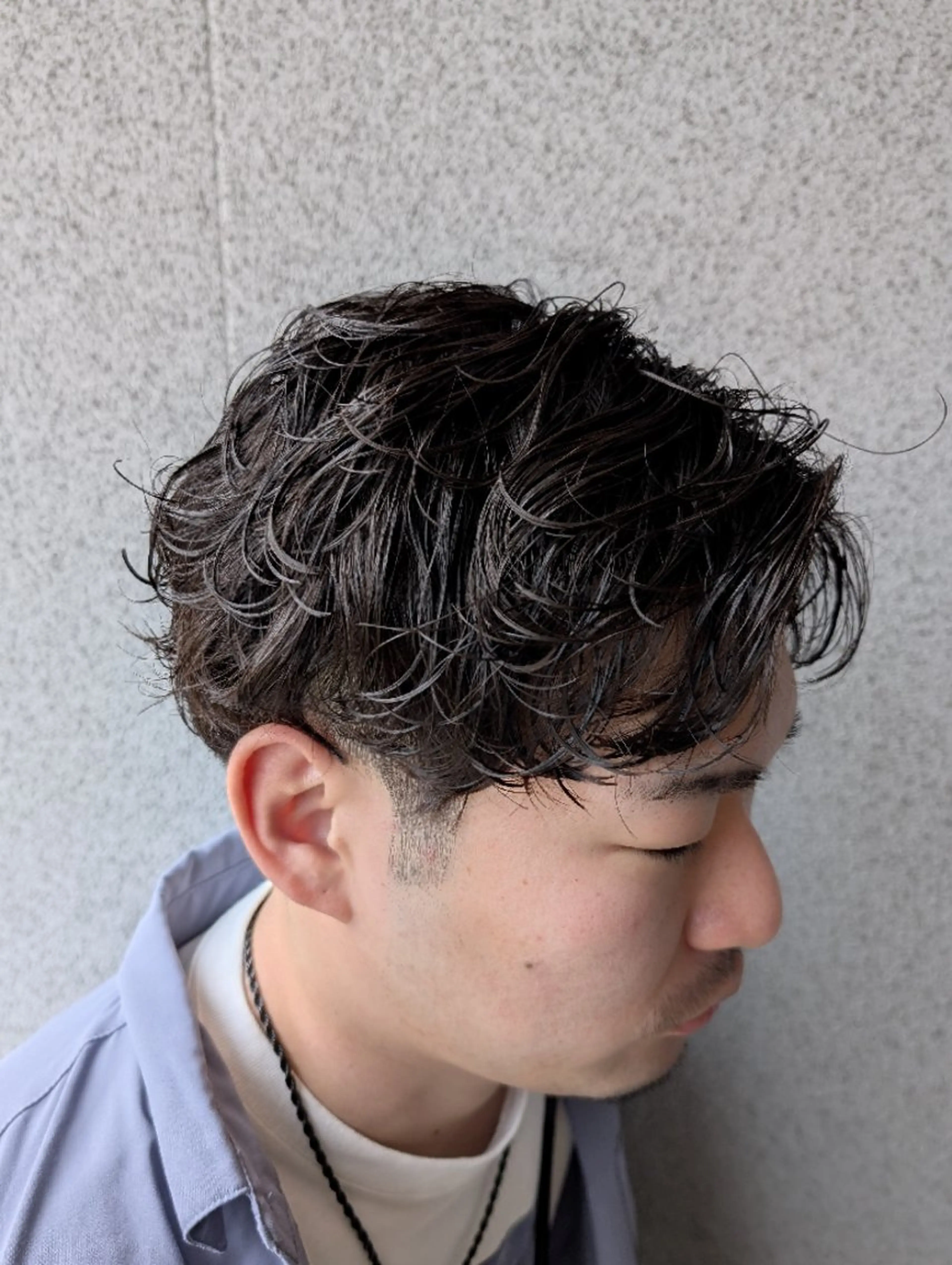 ショート メンズ メンズパーマ ヘアカラー パーマ トリートメント 河野日南/メンズ全般 /ヘアケア/髪質改善のヘアスタイル