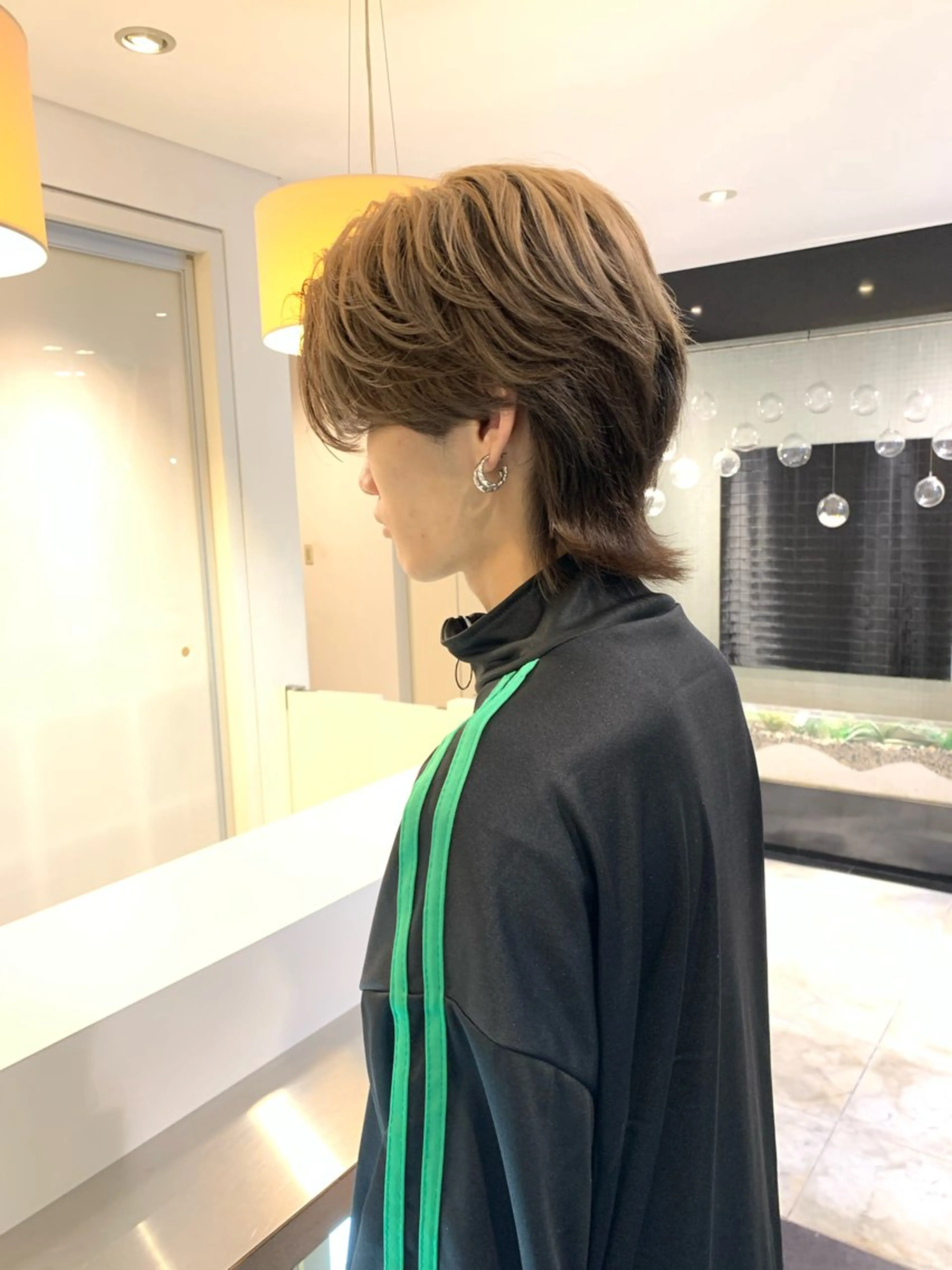 カラー メンズ Agu  hair  grove 金沢八日市店所属・名竹聖治/透明感 カラー/縮毛矯正のヘアスタイル