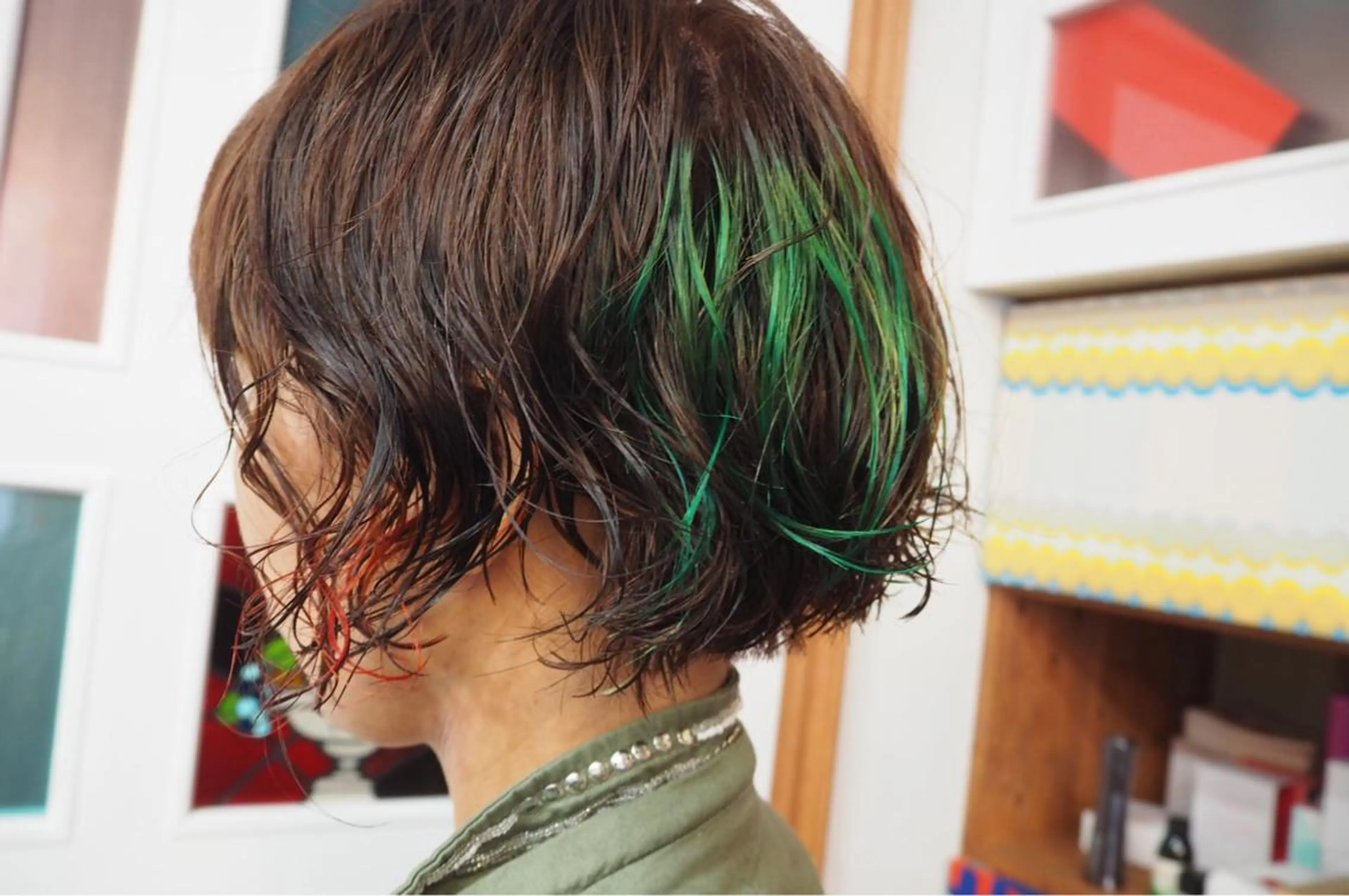 ミディアム ミディアムパーマ ポルタカリーナサロン yukariのヘアスタイル