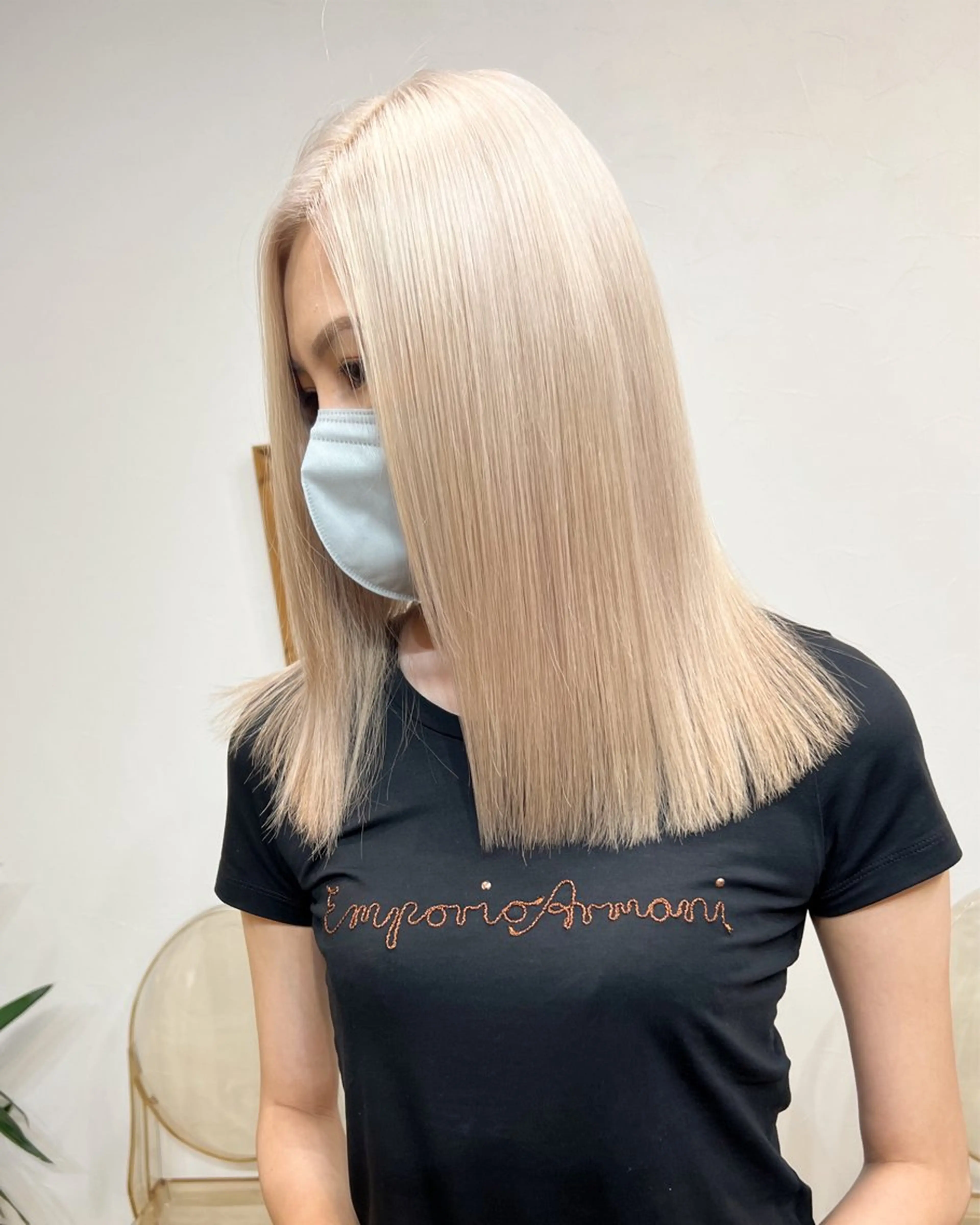 ミディアム カラー ヘアアレンジ ミディアムパーマ ブリーチ ケアブリーチ ダブルカラー ハイライトカラー ヘアカラー トリートメント lani ブリーチ /ダブルカラーのヘアスタイル