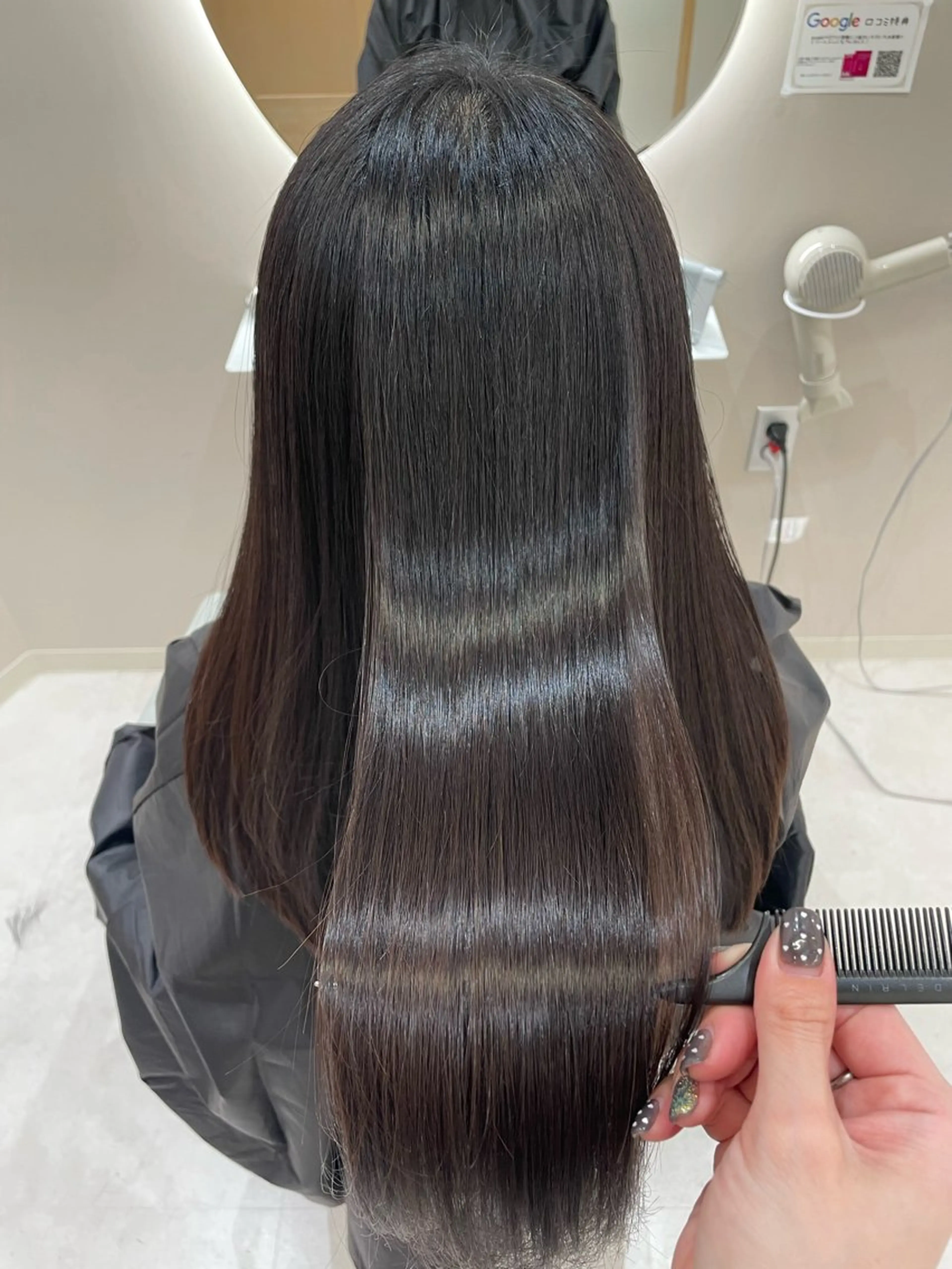 ロング パーマ 髪質改善 トリートメント スズキ シオリのヘアスタイル