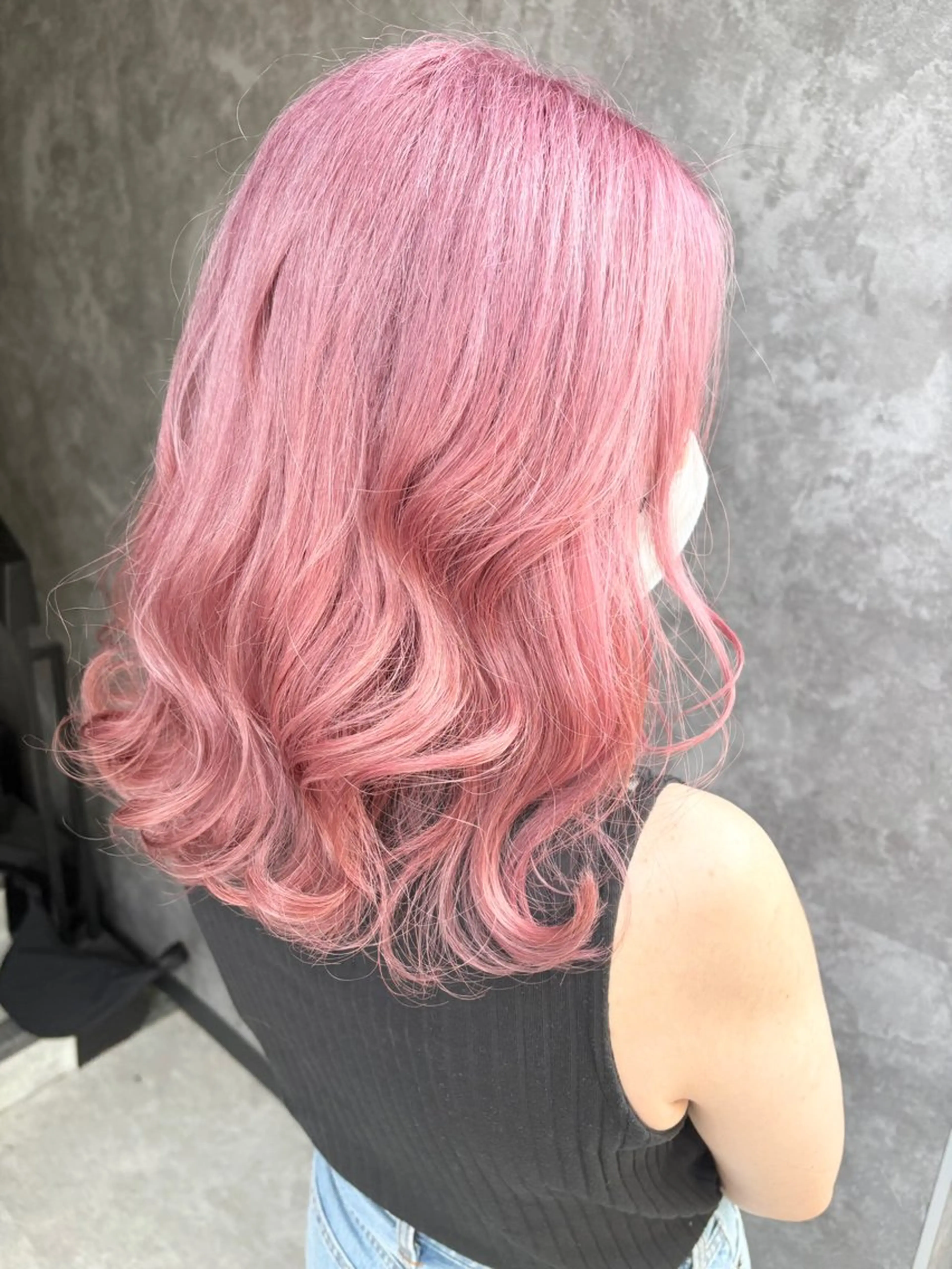 ミディアム ヘアカラー noll【今池駅前】 池田碧花のヘアスタイル