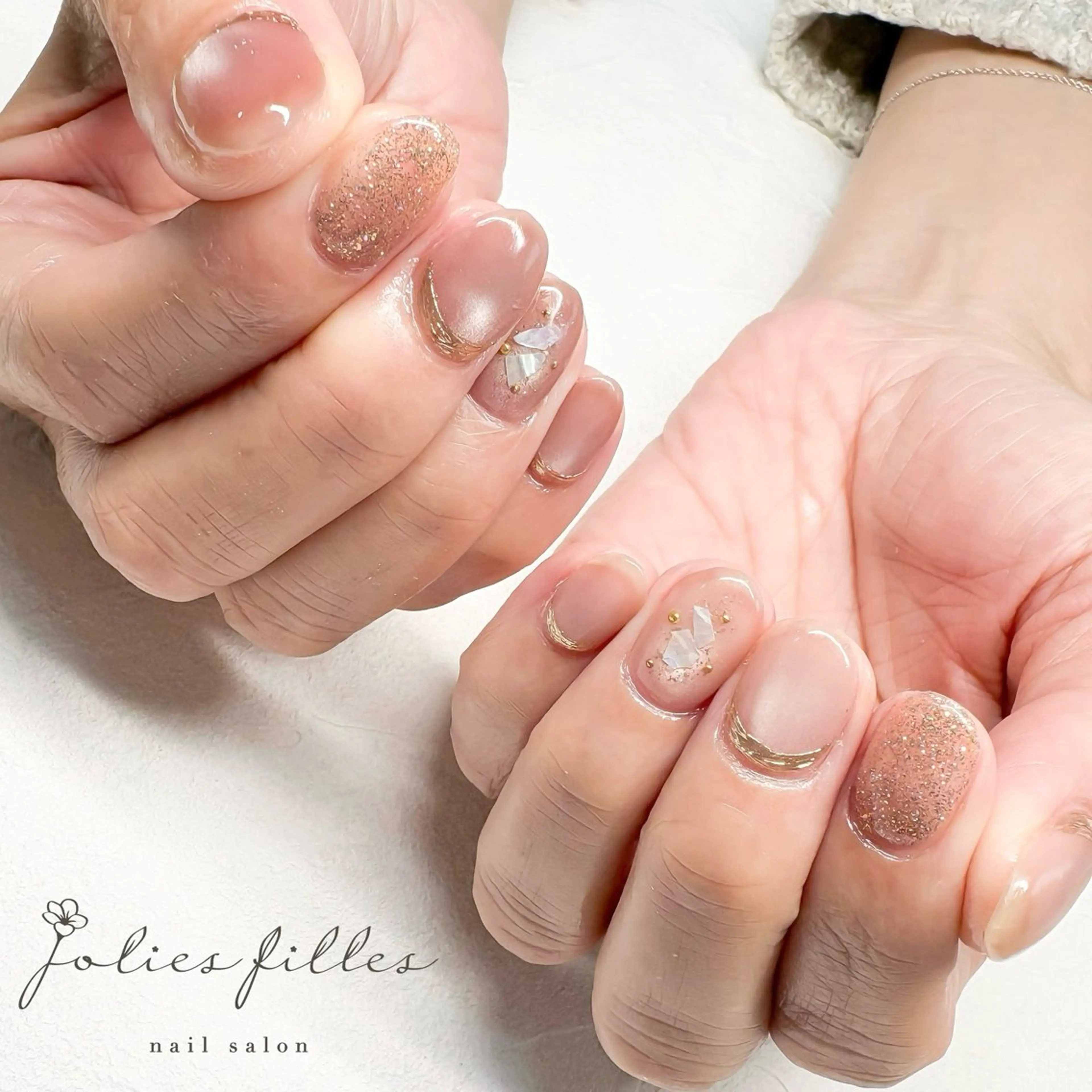 ネイル ハンドネイル ジョリフィーユ 長谷川のネイルデザイン