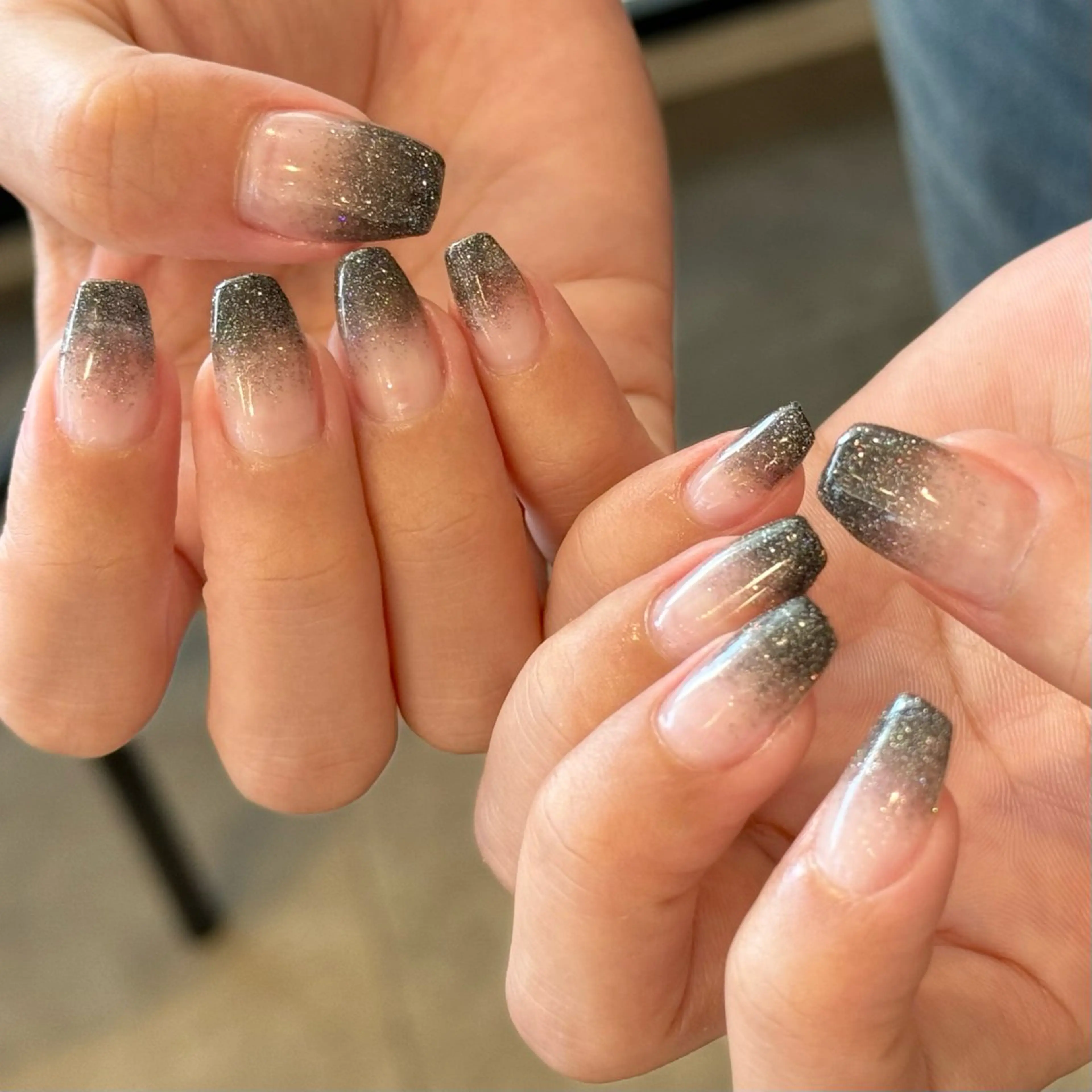 ネイル グラデーション ラメ(グリッター) ラメグラデーション EARTH浦添店 村吉のネイルデザイン