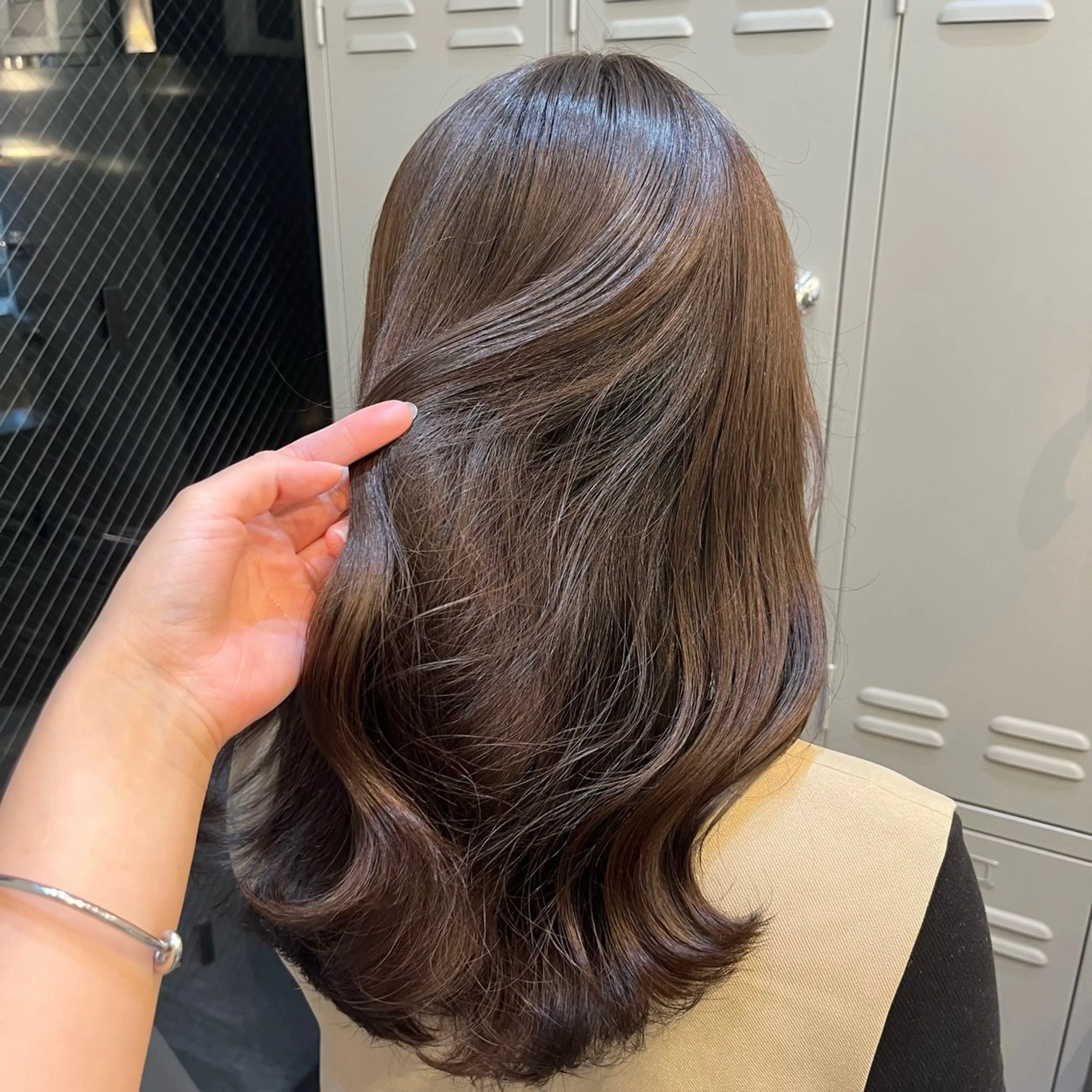 ロング カラー ヘアカラー 透け感ブラウンカラー /レイヤー🧸ナシコのヘアスタイル