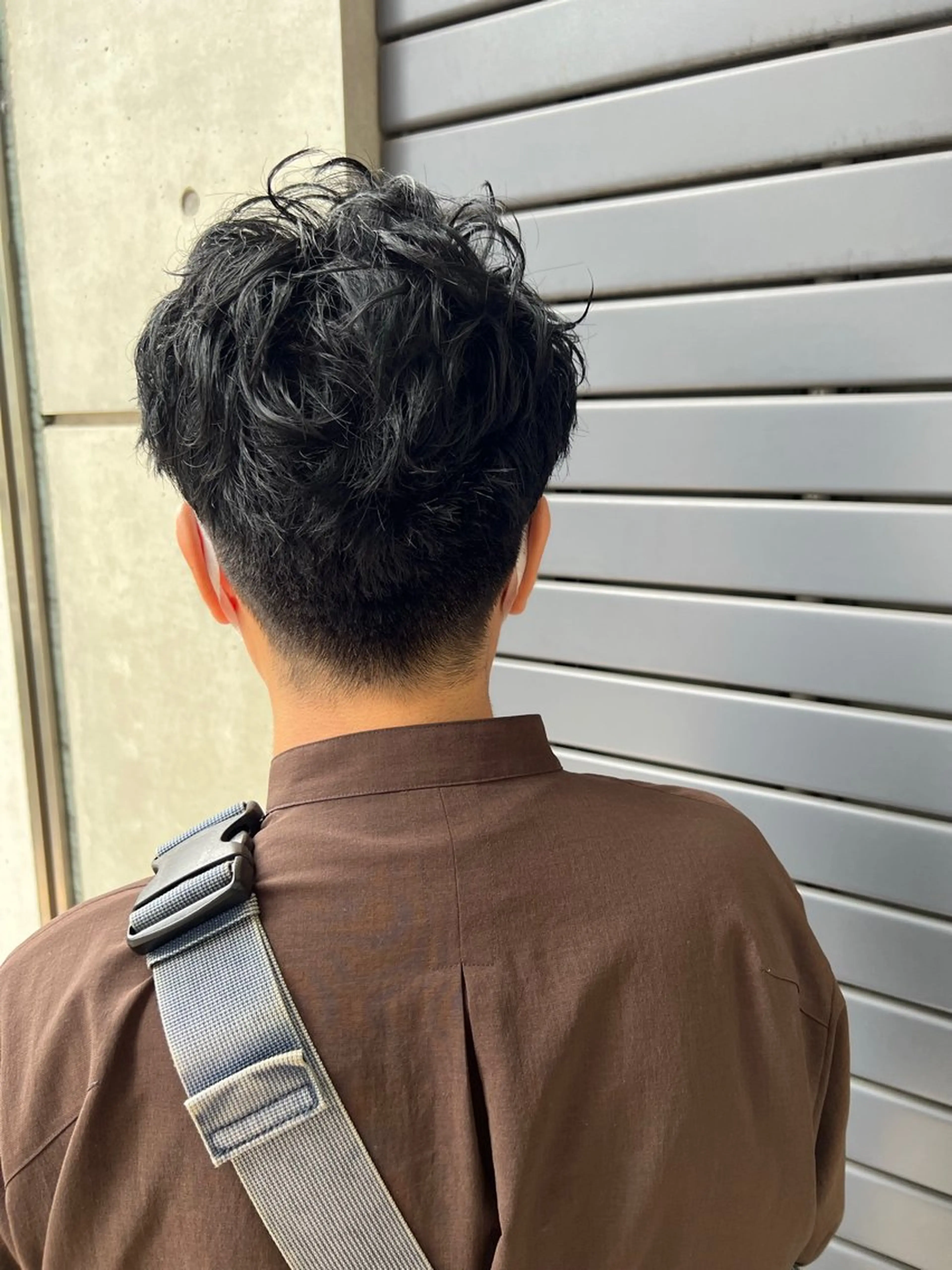 ショート メンズ メンズパーマ 刈り上げ くせ毛 カット ヘッドスパ IKU ミニボブ名古屋のヘアスタイル