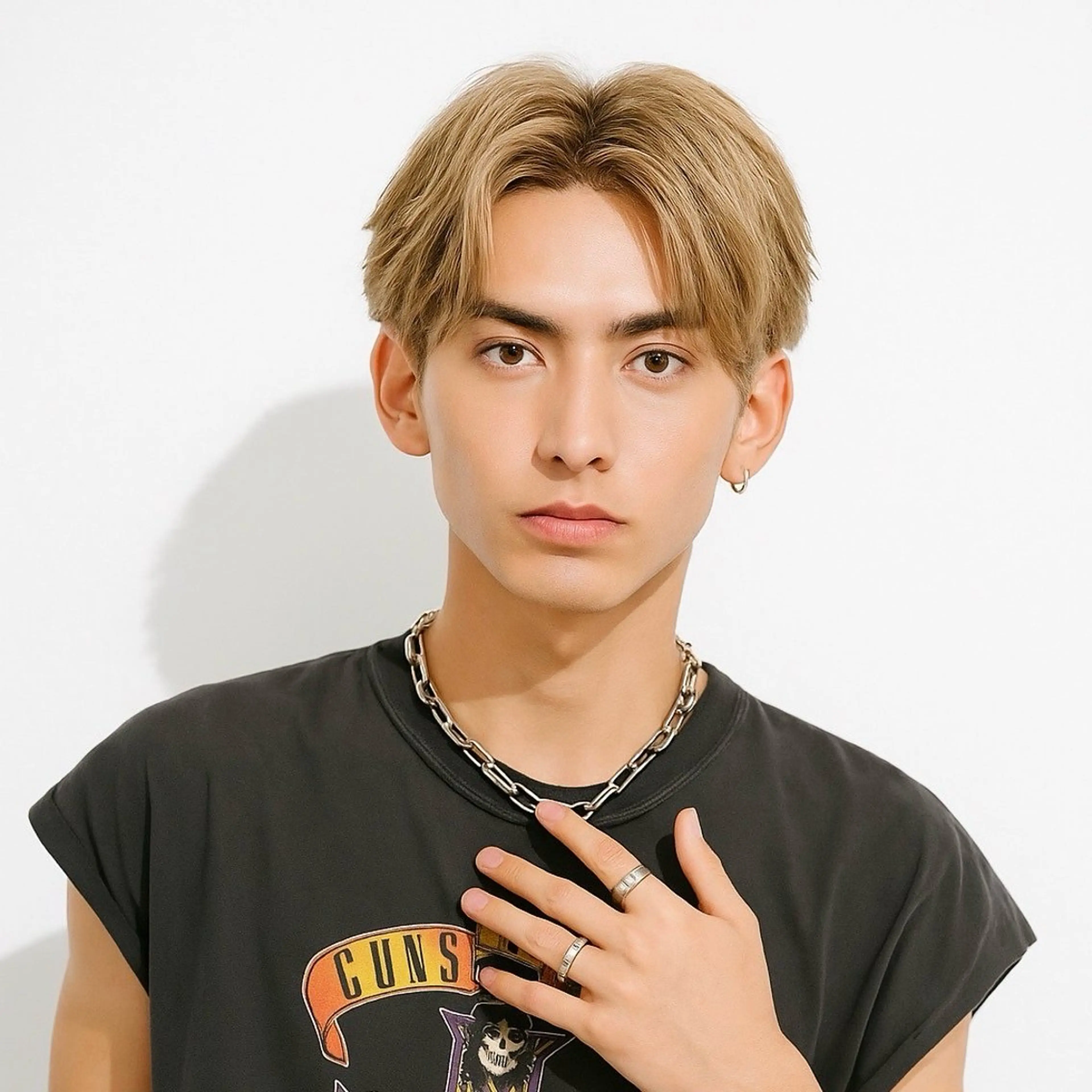 ショート カラー メンズ ヘアカラー miel hair所属・新宿メンズヘア No.1店長松澤のヘアスタイル