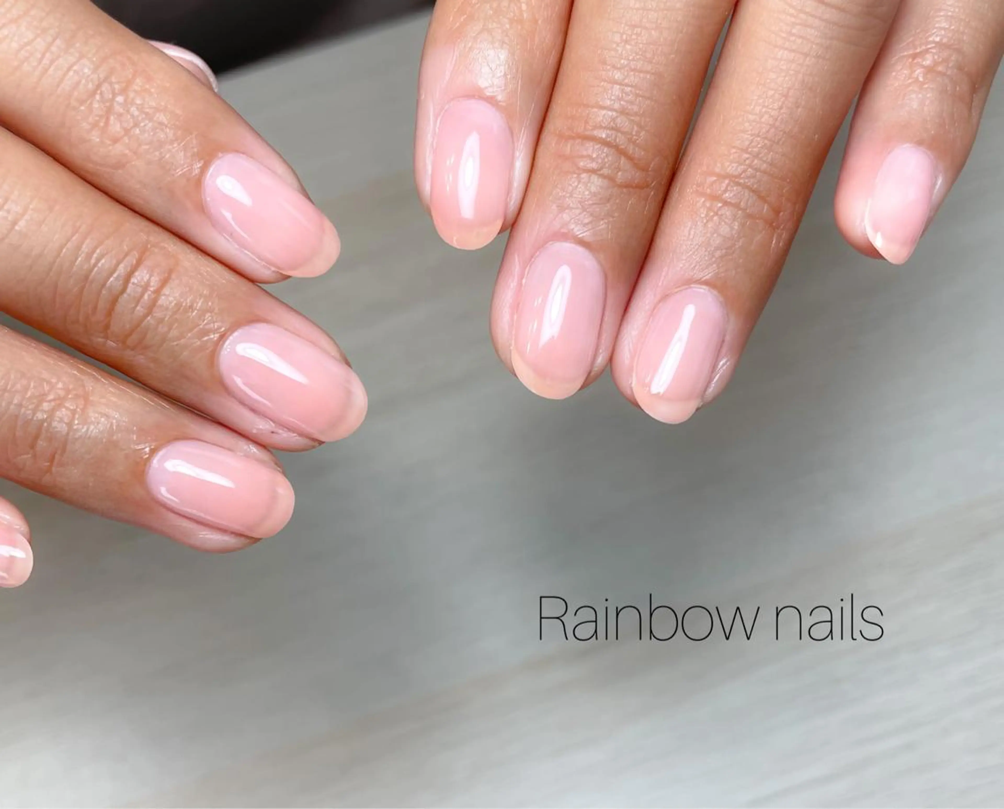 ネイル Rainbow nailsくろちゃんのネイルデザイン