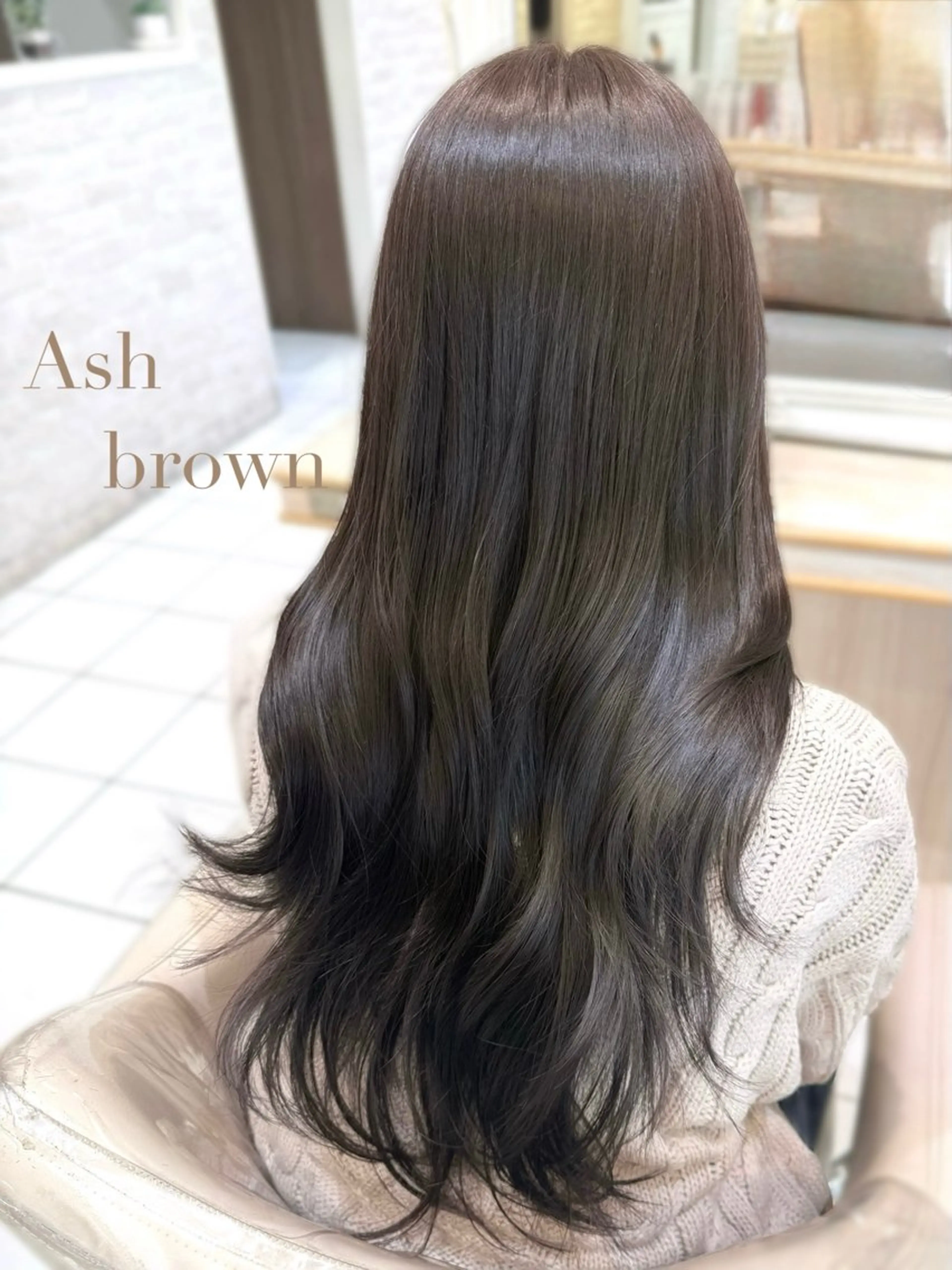 ロング カット ヘアカラー 縮毛矯正/レイヤー カット🎀rikaのヘアスタイル