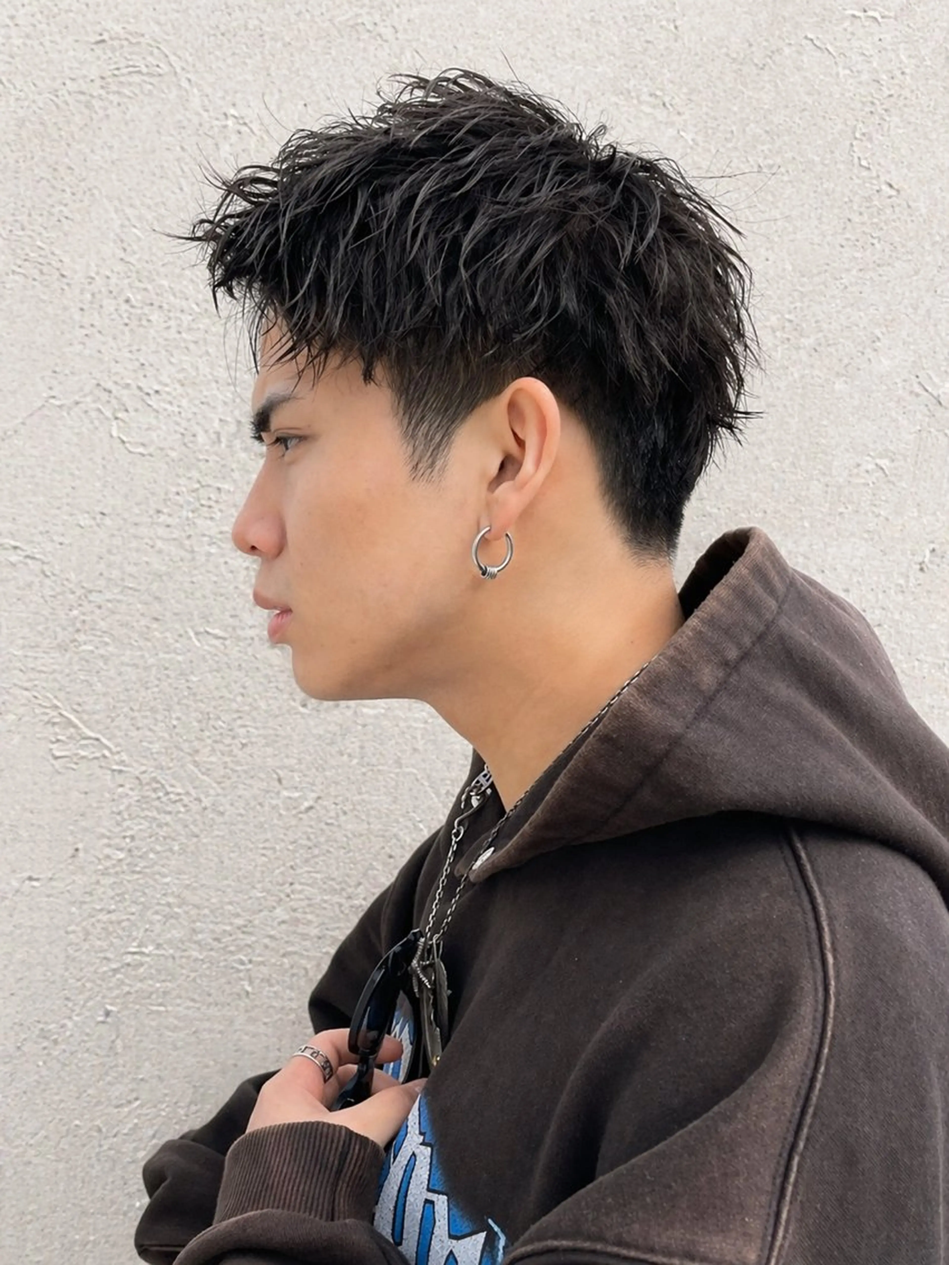 メンズ カット 透明感カラー🐾 Riona🎀のヘアスタイル