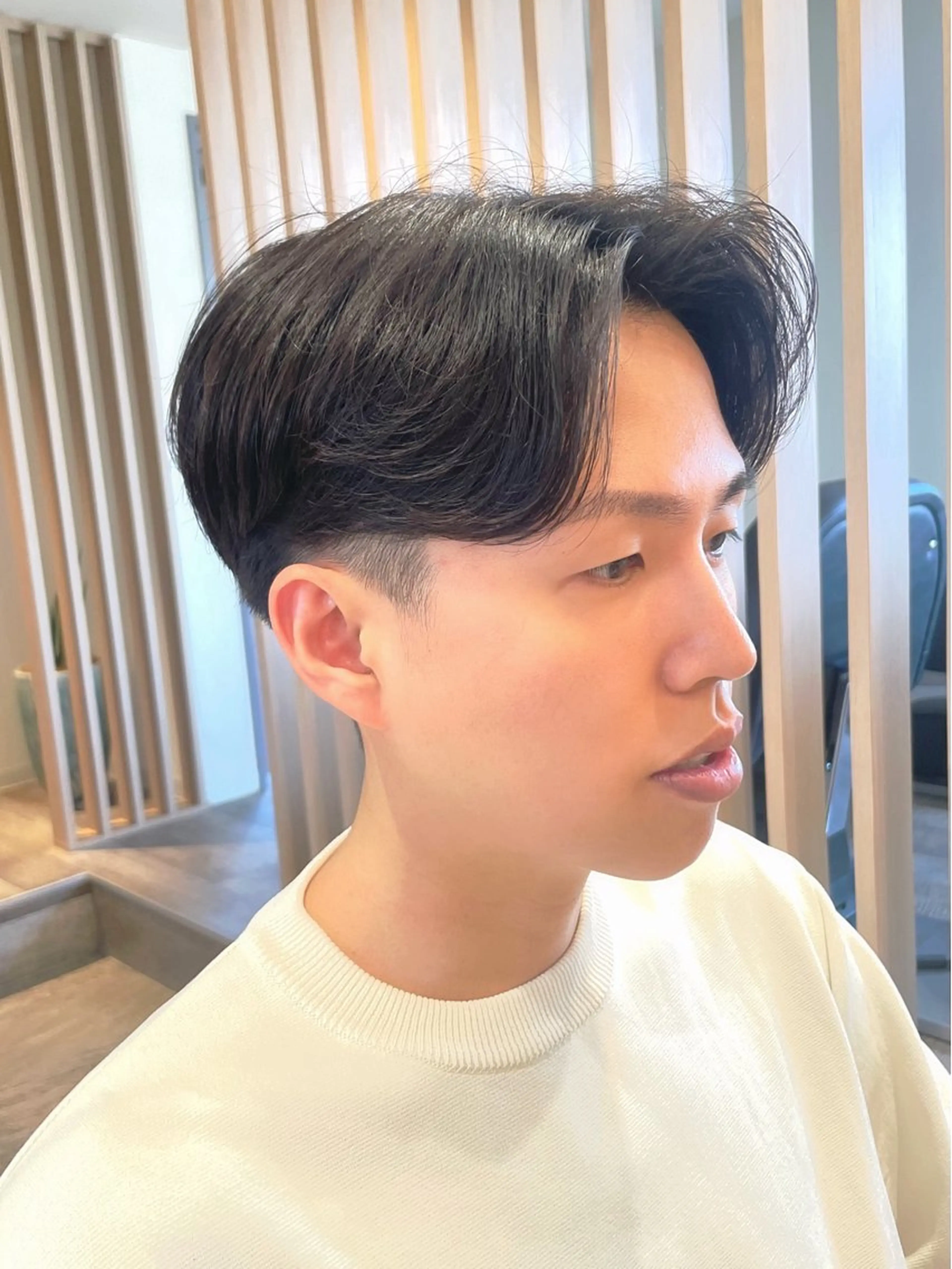 メンズ メンズパーマ カット 匠メンズショート✖️ アップバングNoroのヘアスタイル