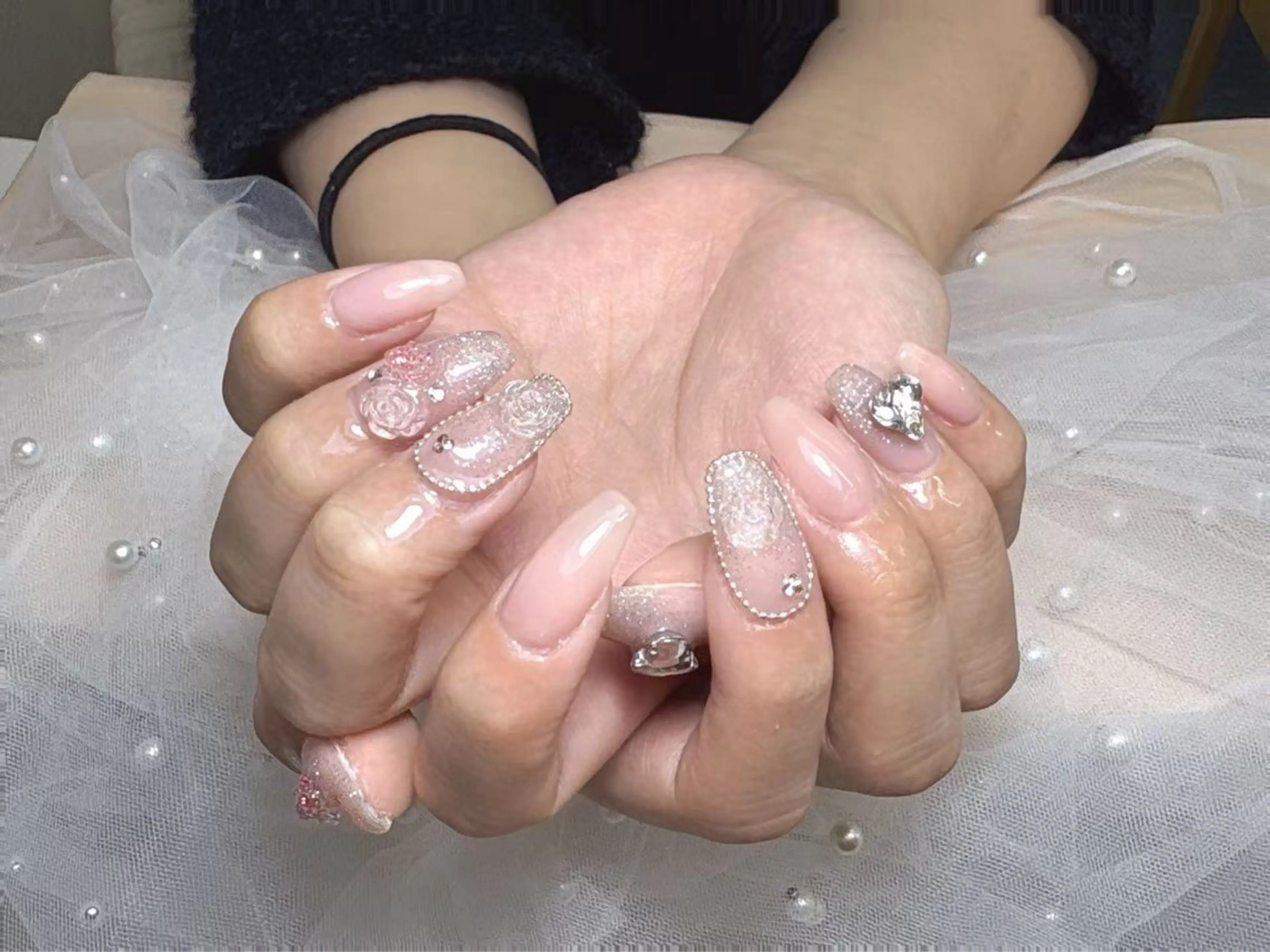 【チップ長さだし】120分持ち込みデザイン★ 6本指までにの写真