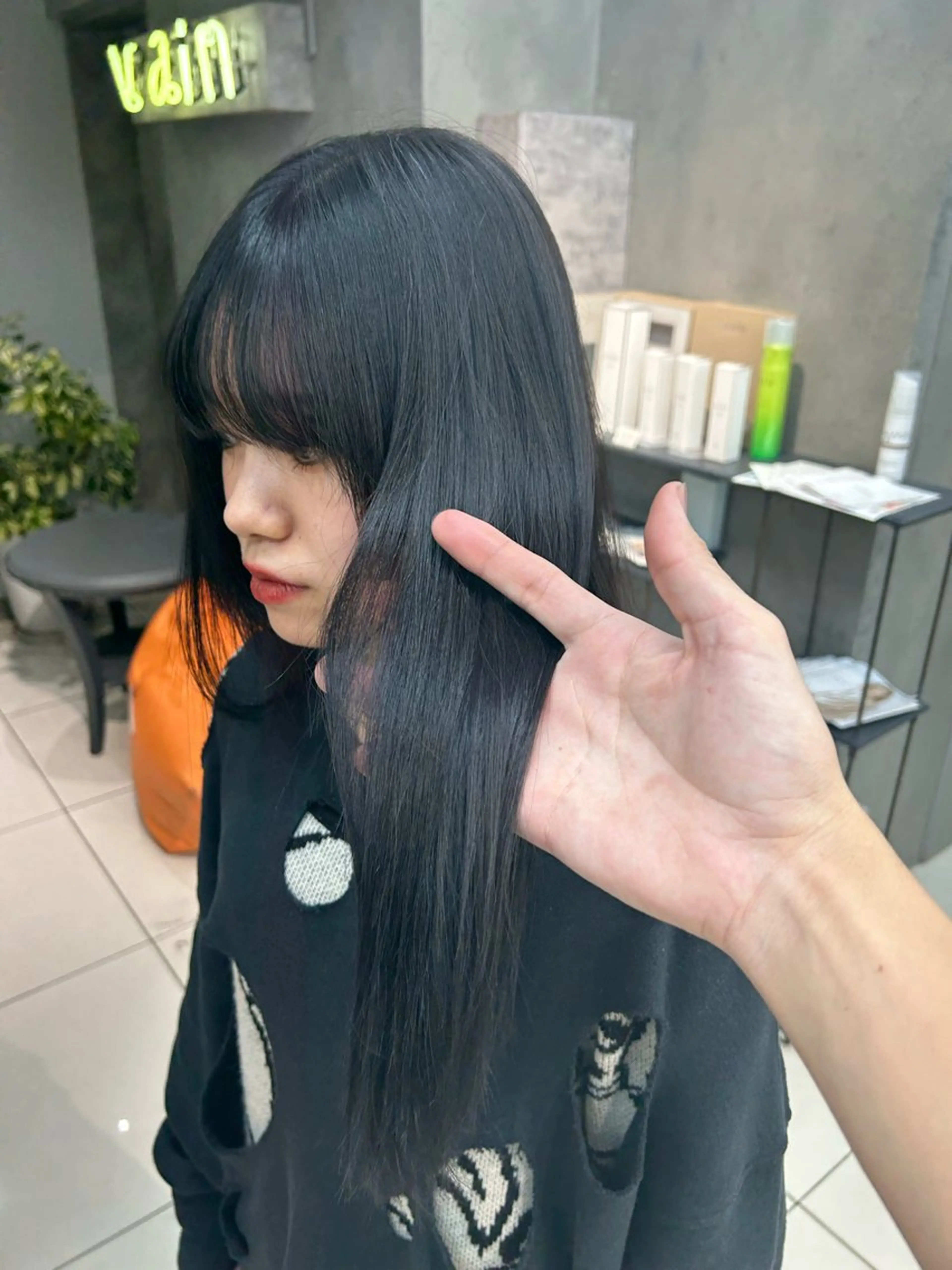 ロング くびれボブレイヤー 渋谷/kougaのヘアスタイル