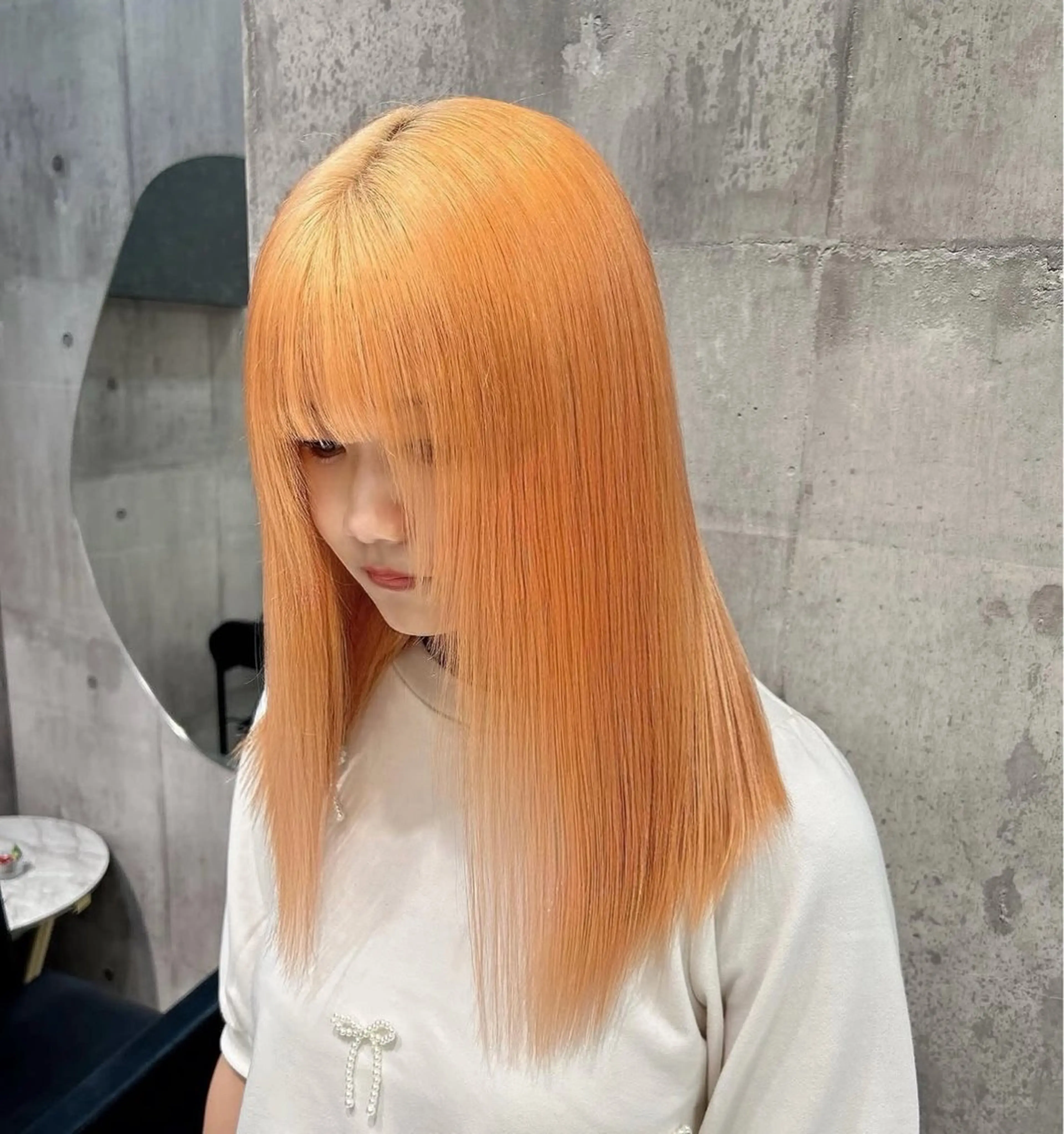 セミロング カラー 💋色気ヘアカラー 💋HARUKAのヘアスタイル