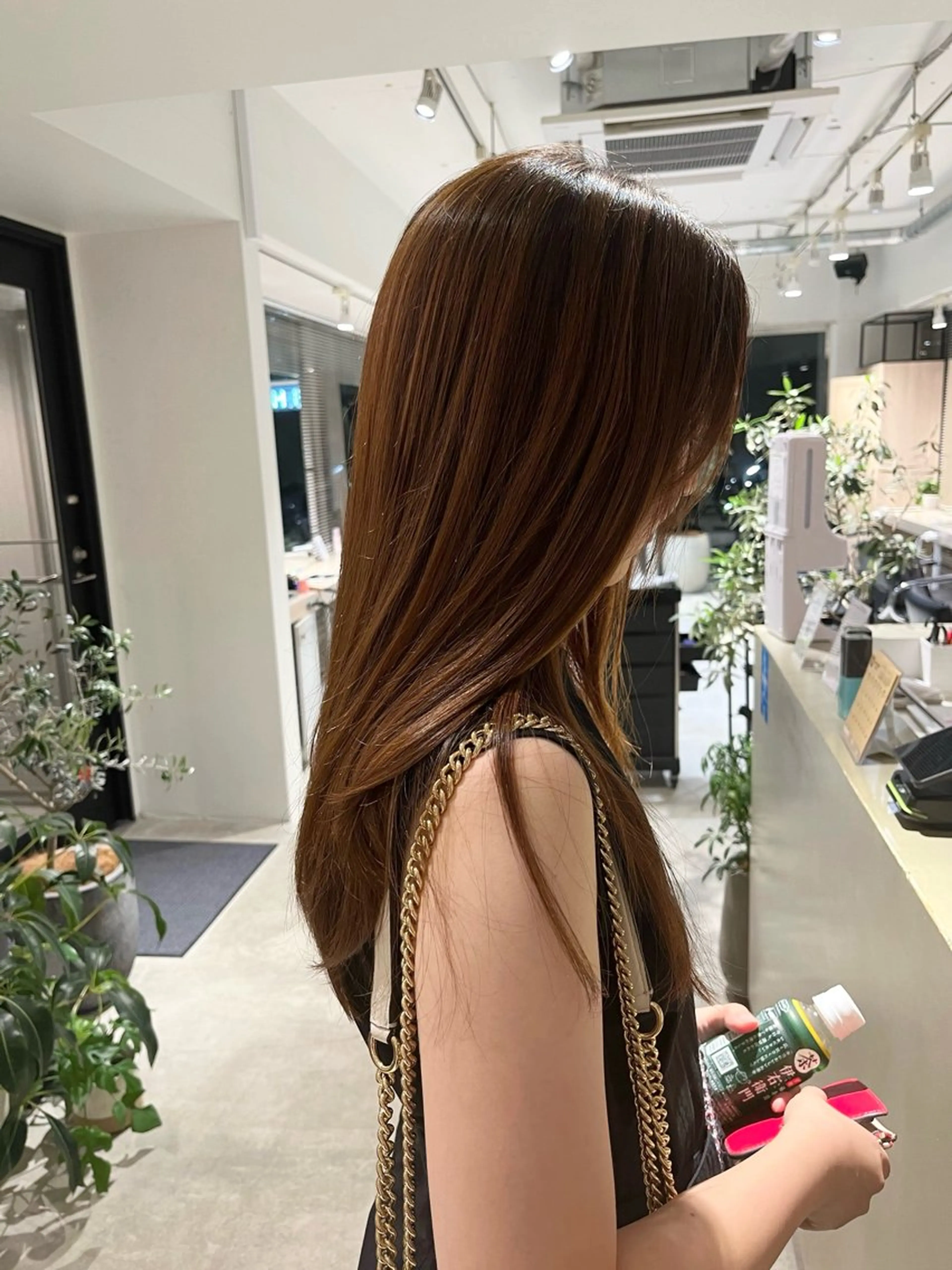 セミロング 透明感カラー/似合わ せカット/大島実加永のヘアスタイル