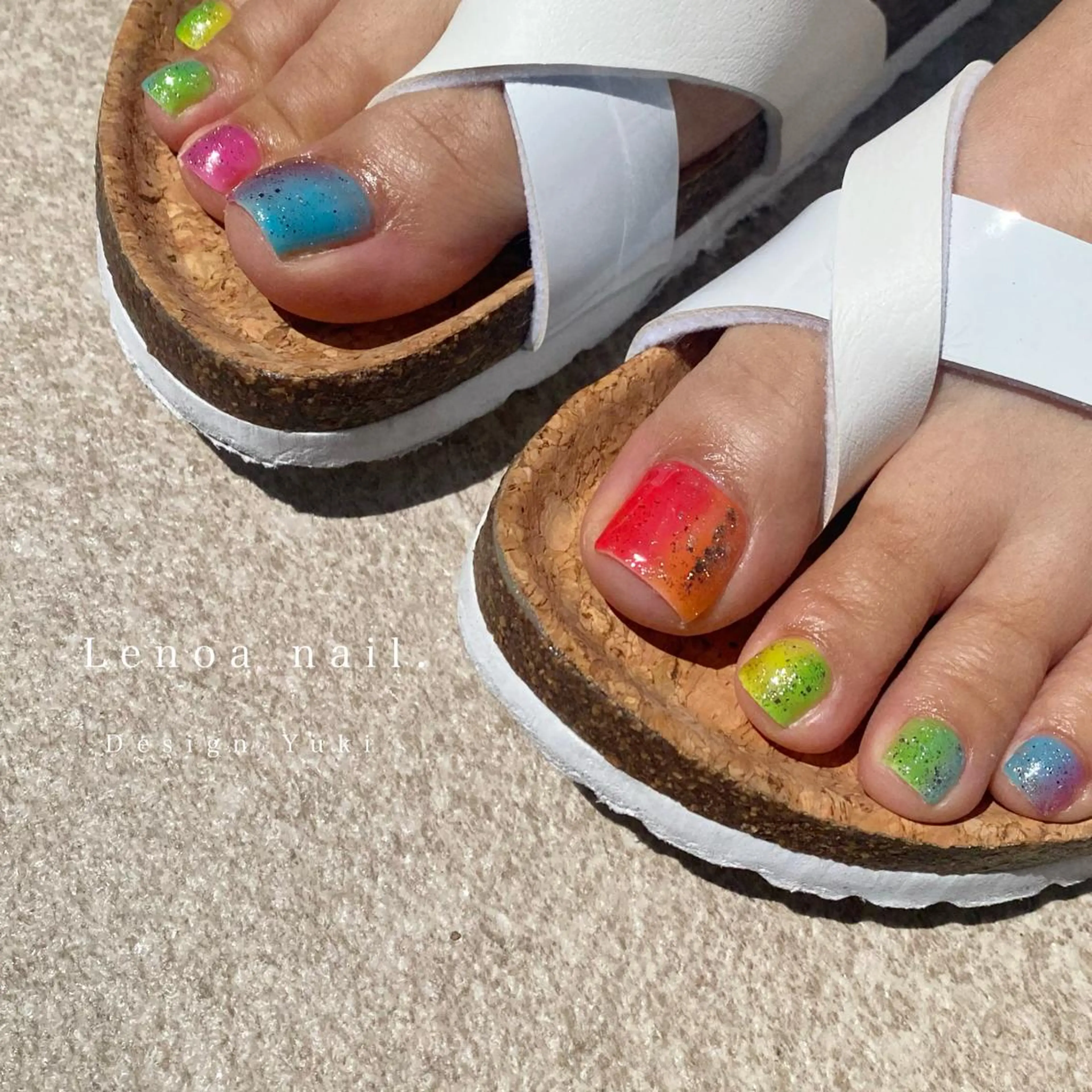 ネイル フットネイル Lenoa Yukiのネイルデザイン