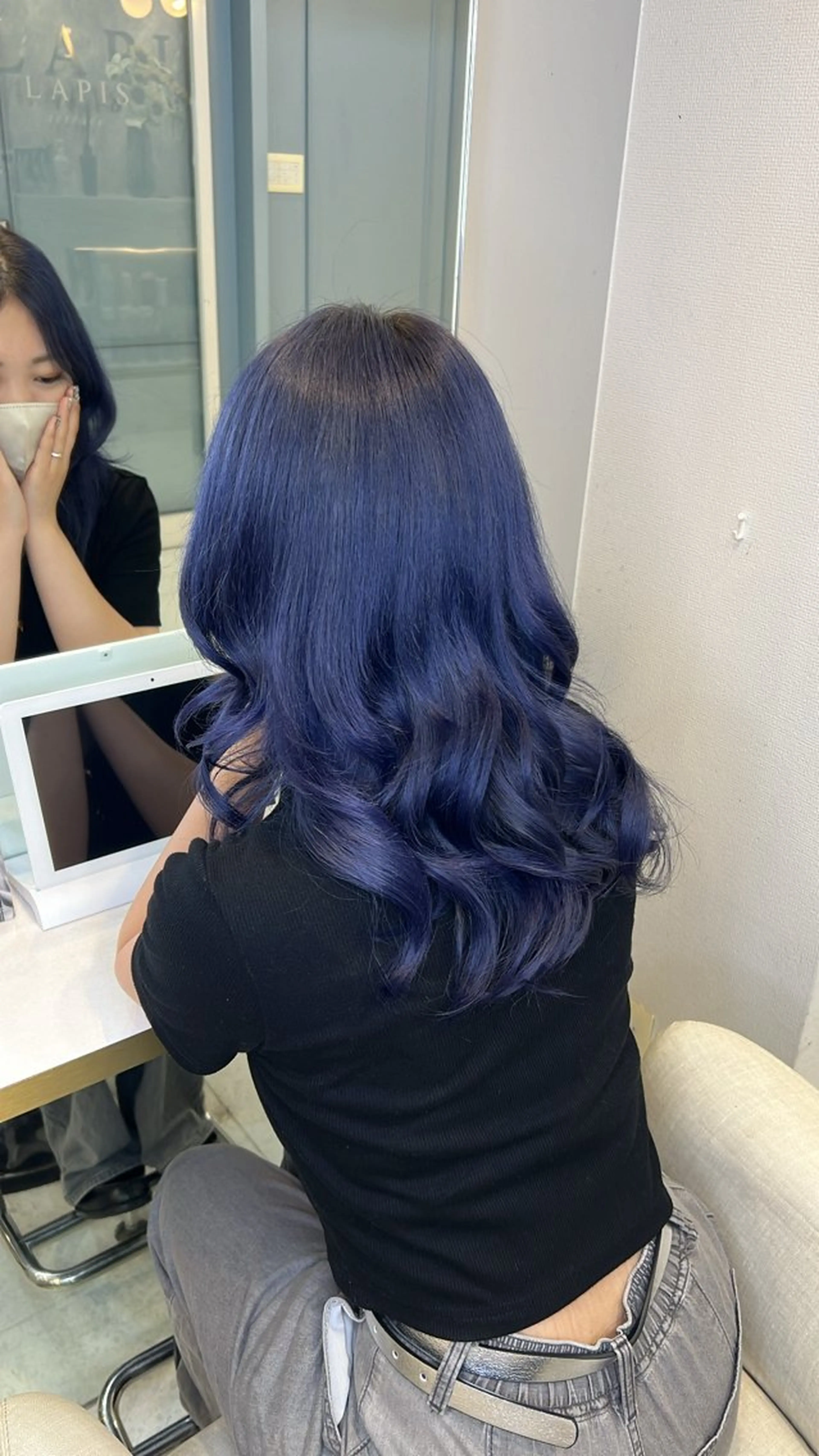 セミロング カラー シールエクステ ベージュカラー ブリーチ ケアブリーチ 透明感カラー ヘアカラー トリートメント 渋谷髪質改善/縮毛 矯正/かすが🪽🫧のヘアスタイル