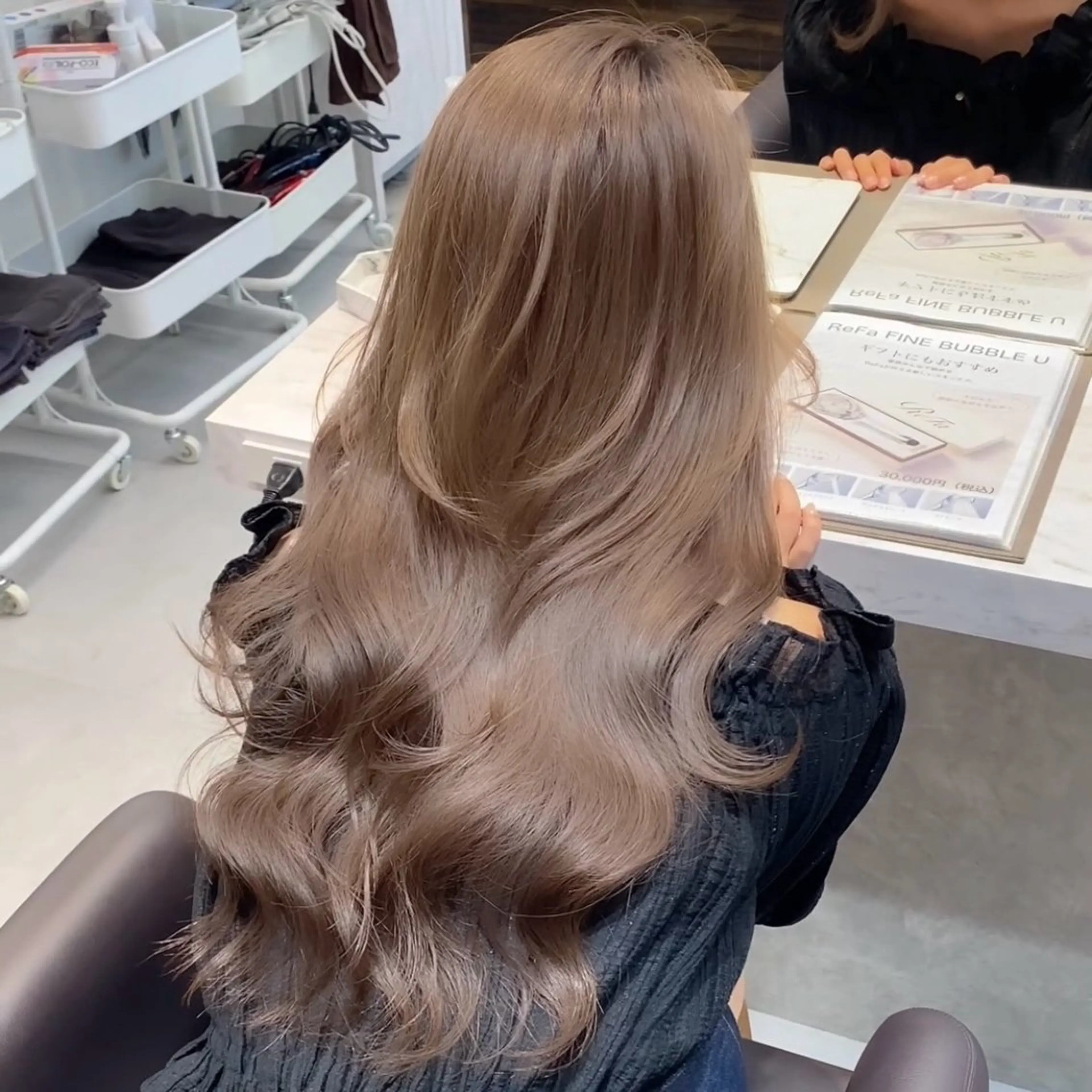 ロング カット 縮毛矯正 トリートメント レイヤー×美髪の神様 堺 健人のヘアスタイル