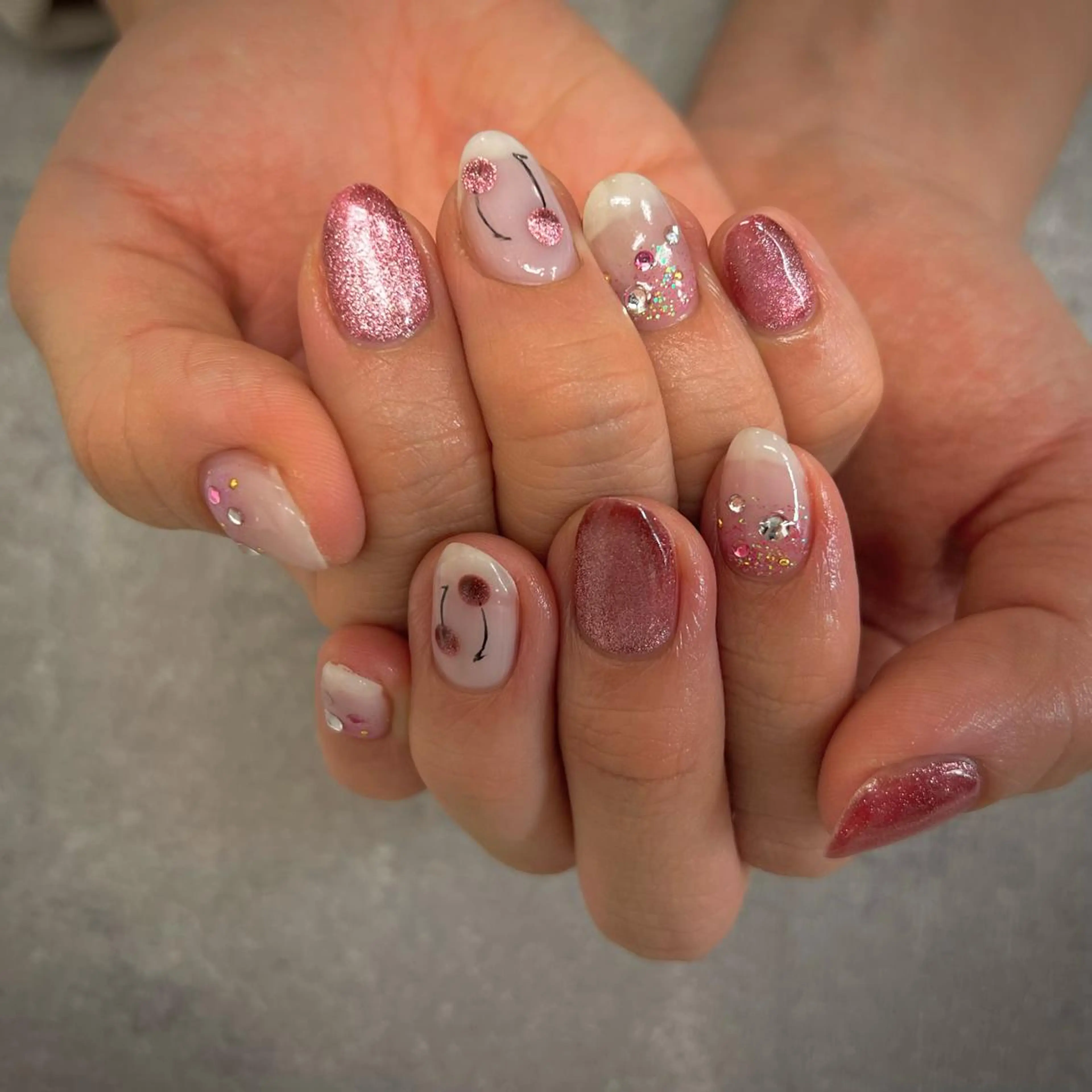 ネイル フットネイル フレンチネイル ジェルネイル ガラスフレンチ グラデーション YAGAWA NAOのネイルデザイン