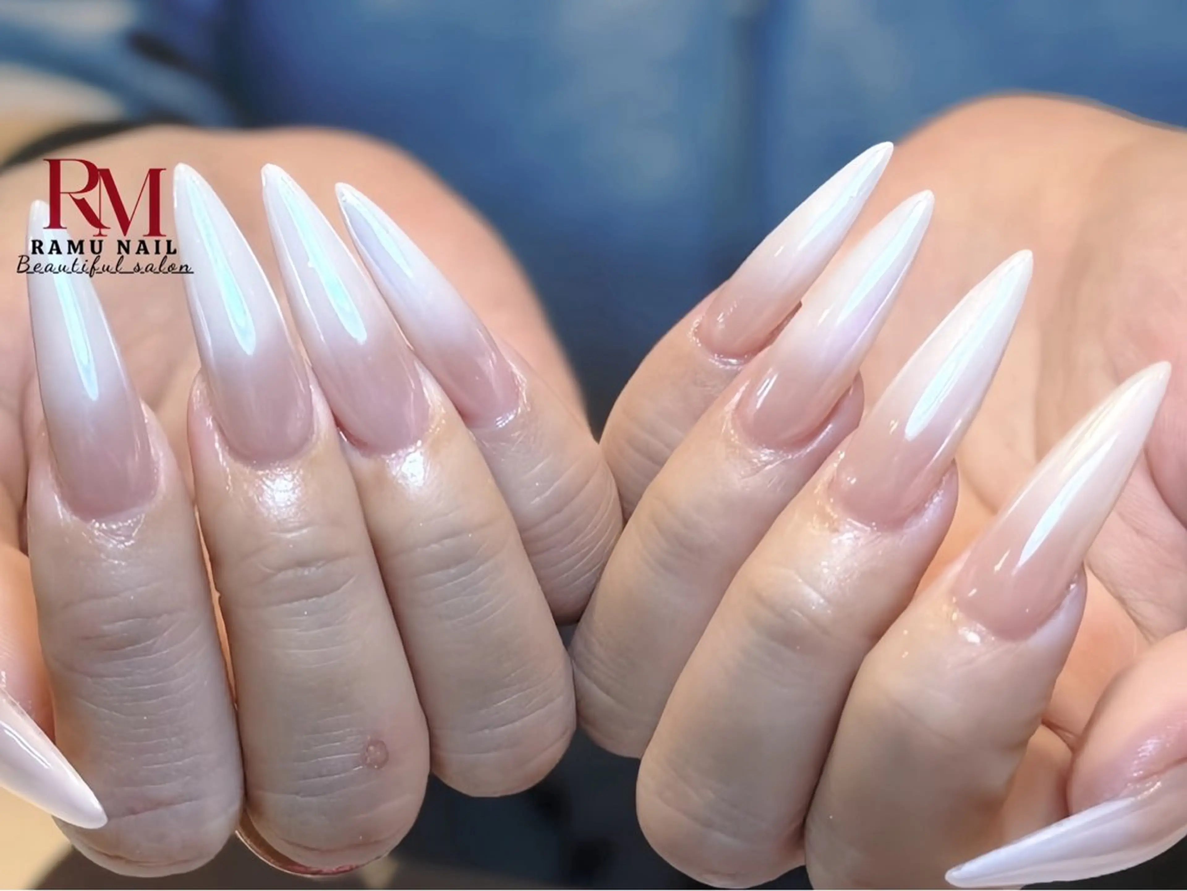 ネイル キラキラネイル マグネットネイル ミラーネイル ピンク 夏ネイル ハンドネイル RAMU Nail 恵比寿店のネイルデザイン